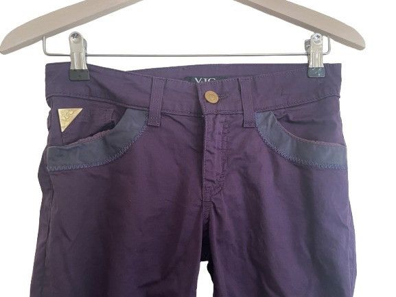 Designer × Versace × Vintage Vintage Deadstock 2005 Versace Trousers Italy 26UK IT40 Size 27" / US 4 / IT 40 - 3 Thumbnail