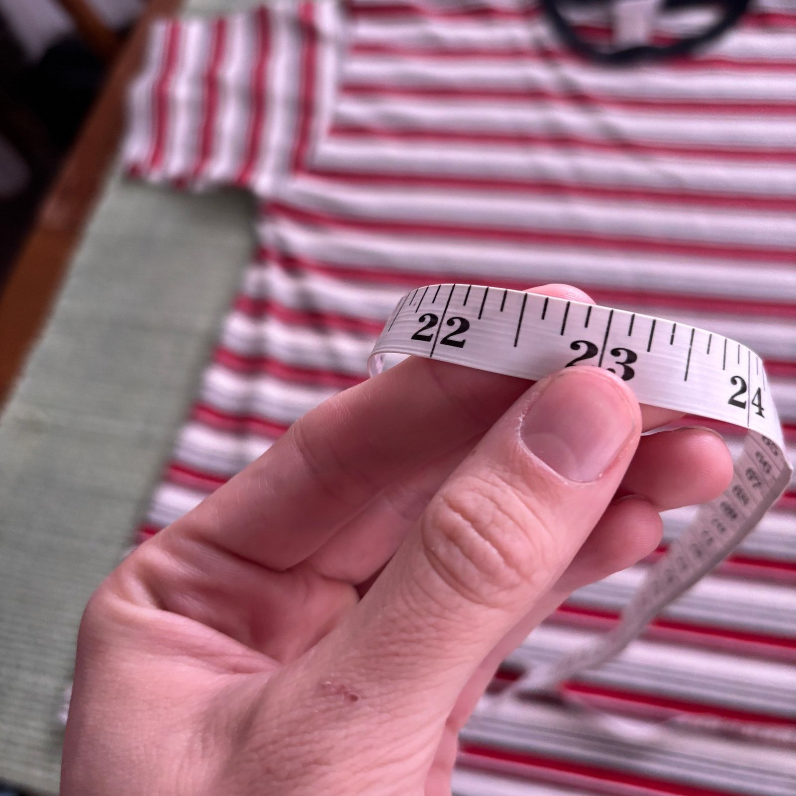 Vintage Vintage 90s Basic Editions Striped Cotton Tee Shirt Sz XL Size US XL / EU 56 / 4 - 5 Thumbnail