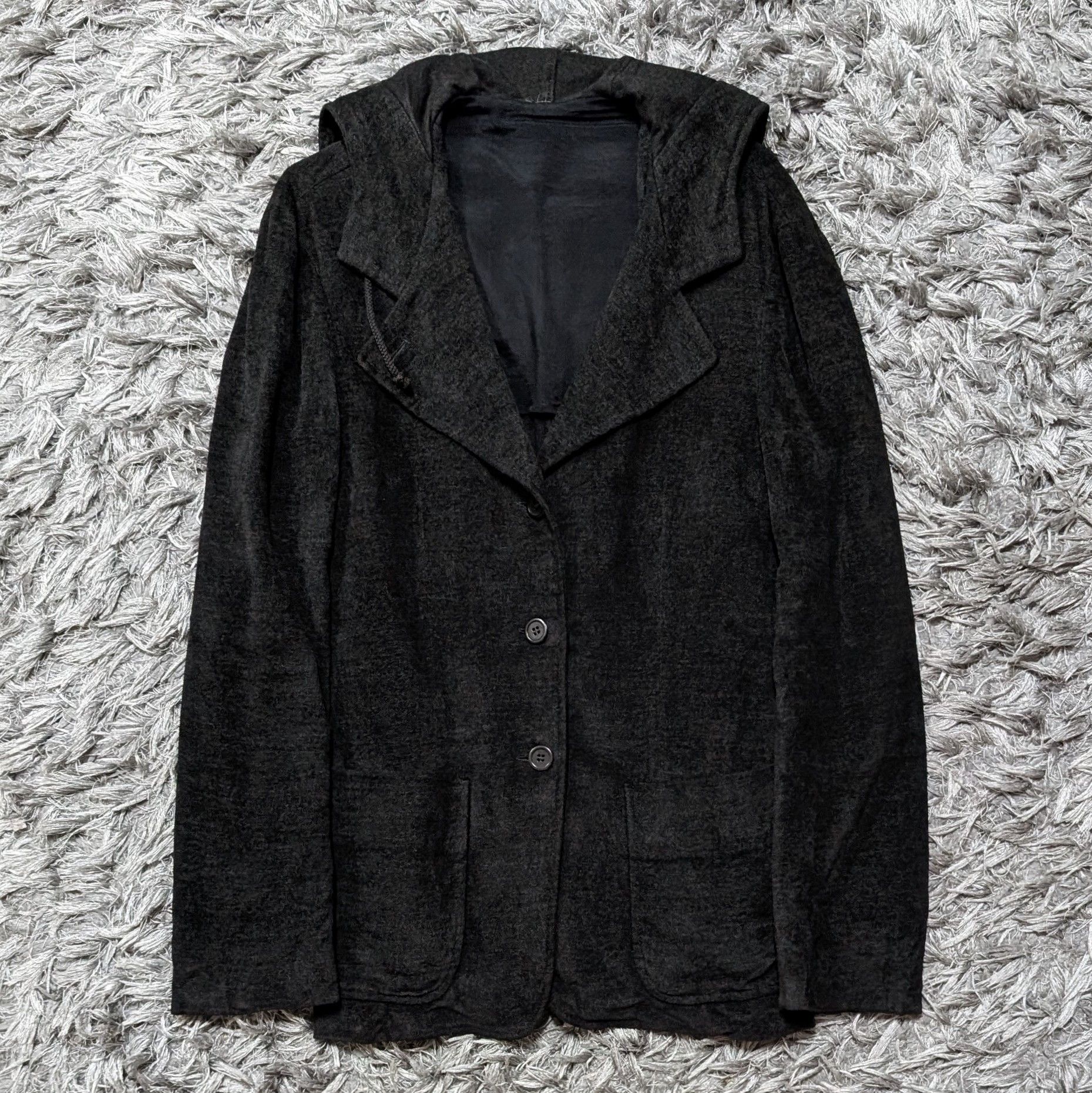 Patrick Cox Vintage Paolo Bizzini Mfg Patrick Cox Button Hoodie Jacket Size S / US 4 / IT 40 - 1 Thumbnail