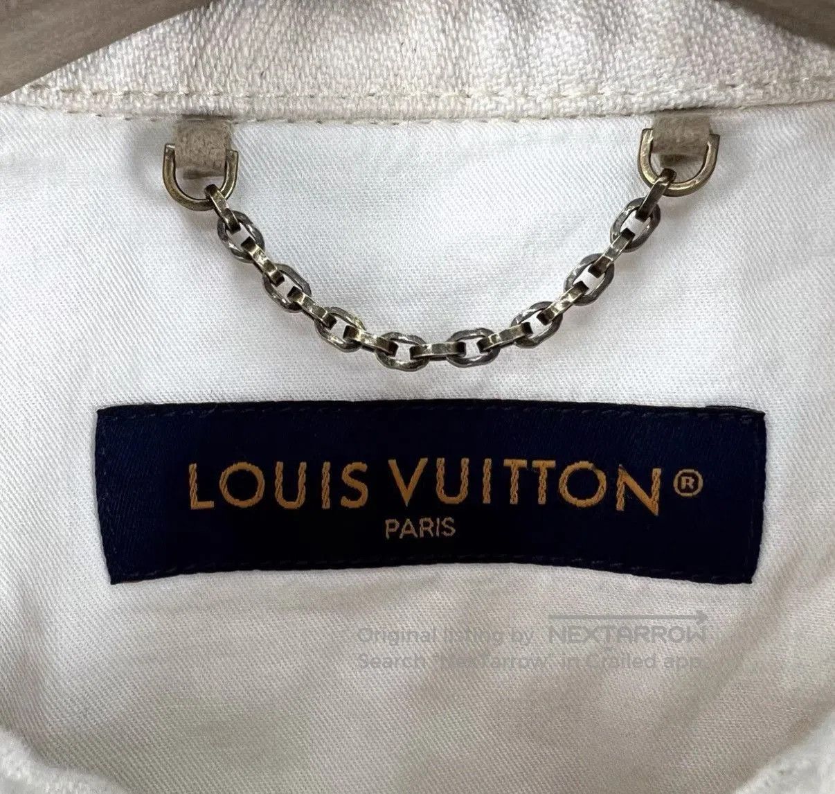 Louis Vuitton White Short-Sleeve Checkerboard Button-Up Shirt. Size US S / EU 44-46 / 1 - 4 Thumbnail