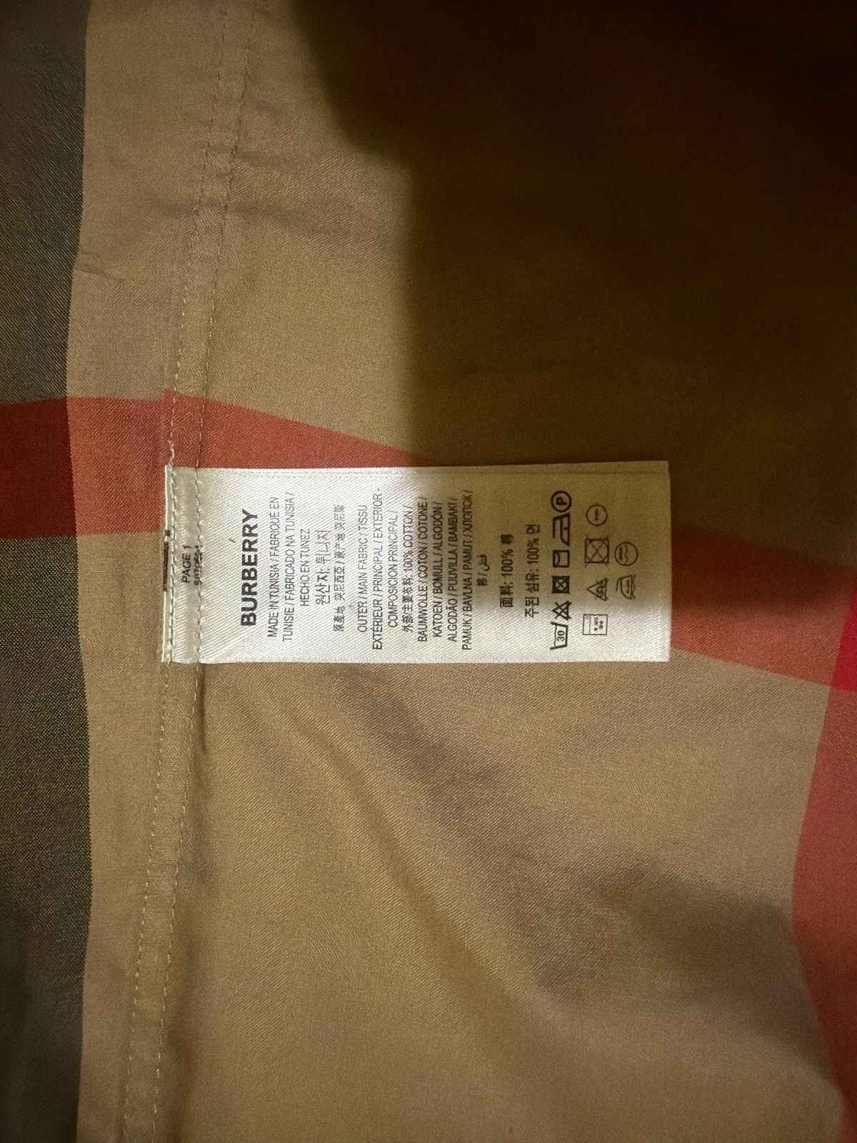 Burberry Burberry Slim Fit Check Cotton Shirt M Size US M / EU 48-50 / 2 - 6 Thumbnail
