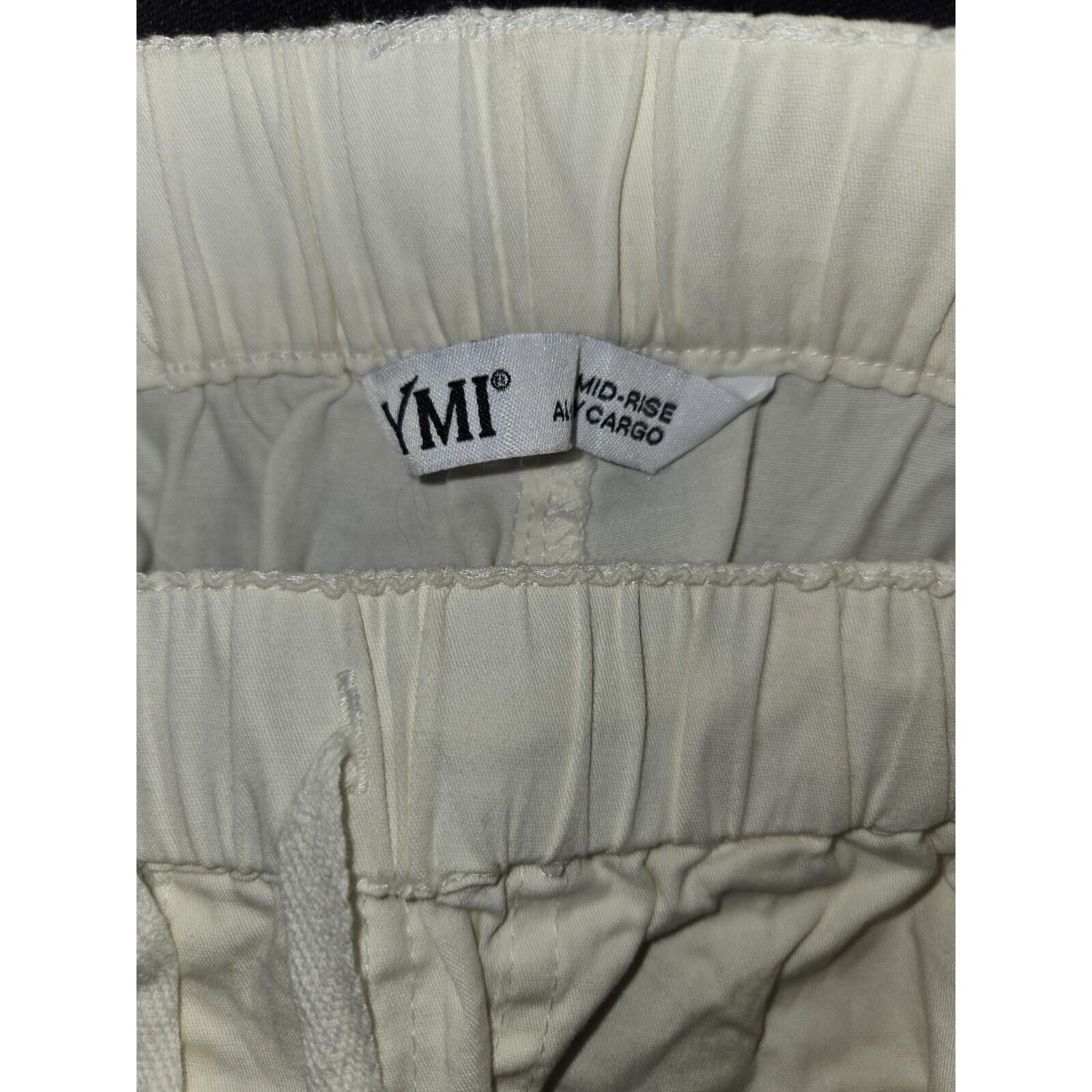 Other YMI Womens Mid Rise Cargo Pants Off White Cream Medium Size 32" / US 10 / IT 46 - 3 Thumbnail