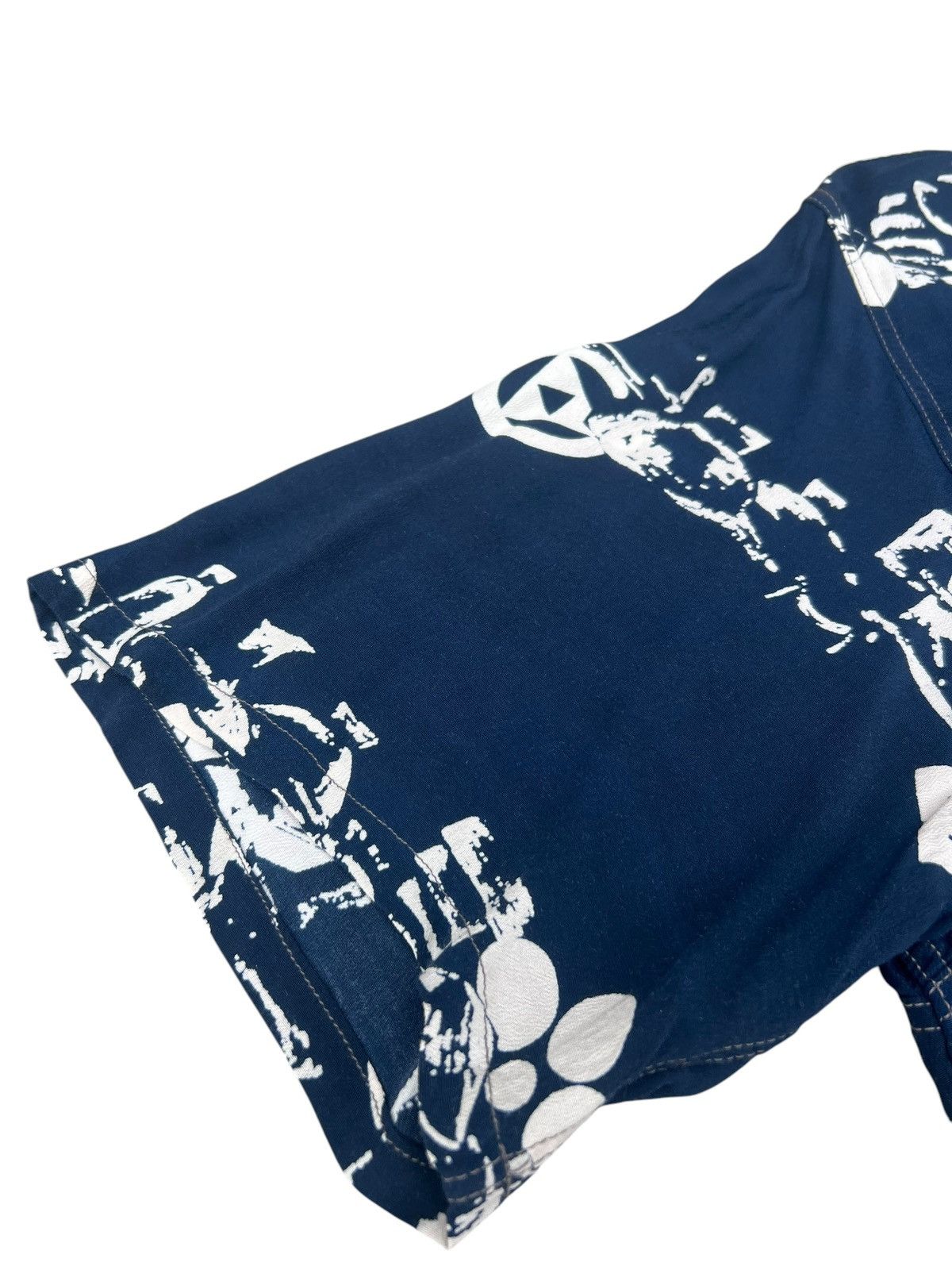 Blue Blue Japan Blue Blue Special Okra Indigo Dyed Hawaiian Shirt Size 4 Size US XL / EU 56 / 4 - 5 Thumbnail