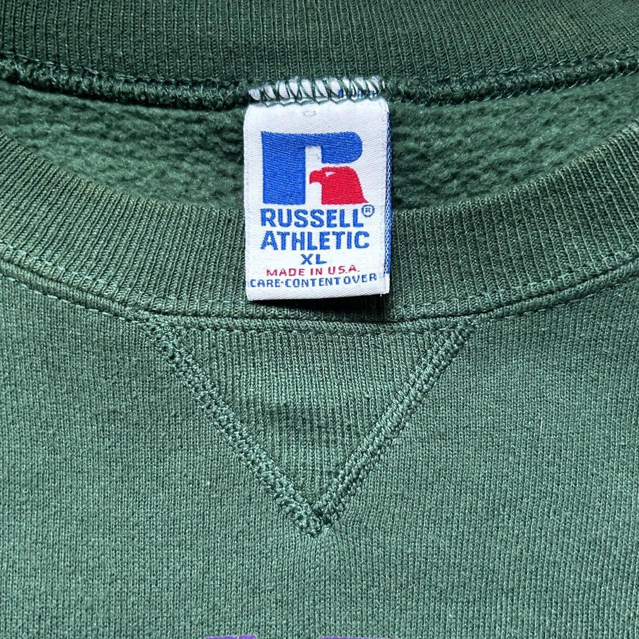 Russell Athletic Vintage 90s USA Russell Crewneck Football Graphic Size US XL / EU 56 / 4 - 4 Thumbnail