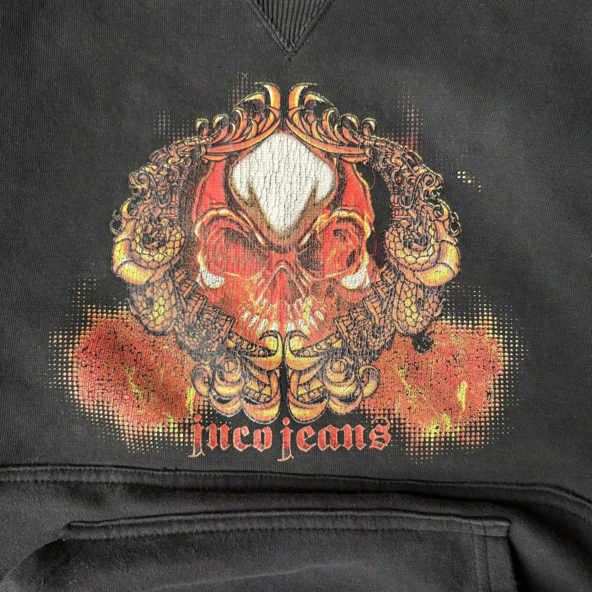 JNCO JNCO SKULL FLAMES CRAZY HOODIE Size US M / EU 48-50 / 2 - 4 Thumbnail