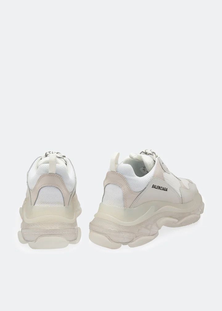 Balenciaga o1la1rc1a0226 Triple S Clear Sole Sneakers In White Size US 7 / EU 40 - 2 Thumbnail