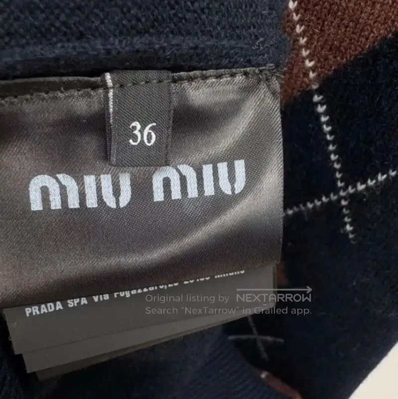 Miu Miu Miu Miu Color Block Cashmere Short Sleeve T-Shirt . Size XS / US 0-2 / IT 36-38 - 5 Thumbnail