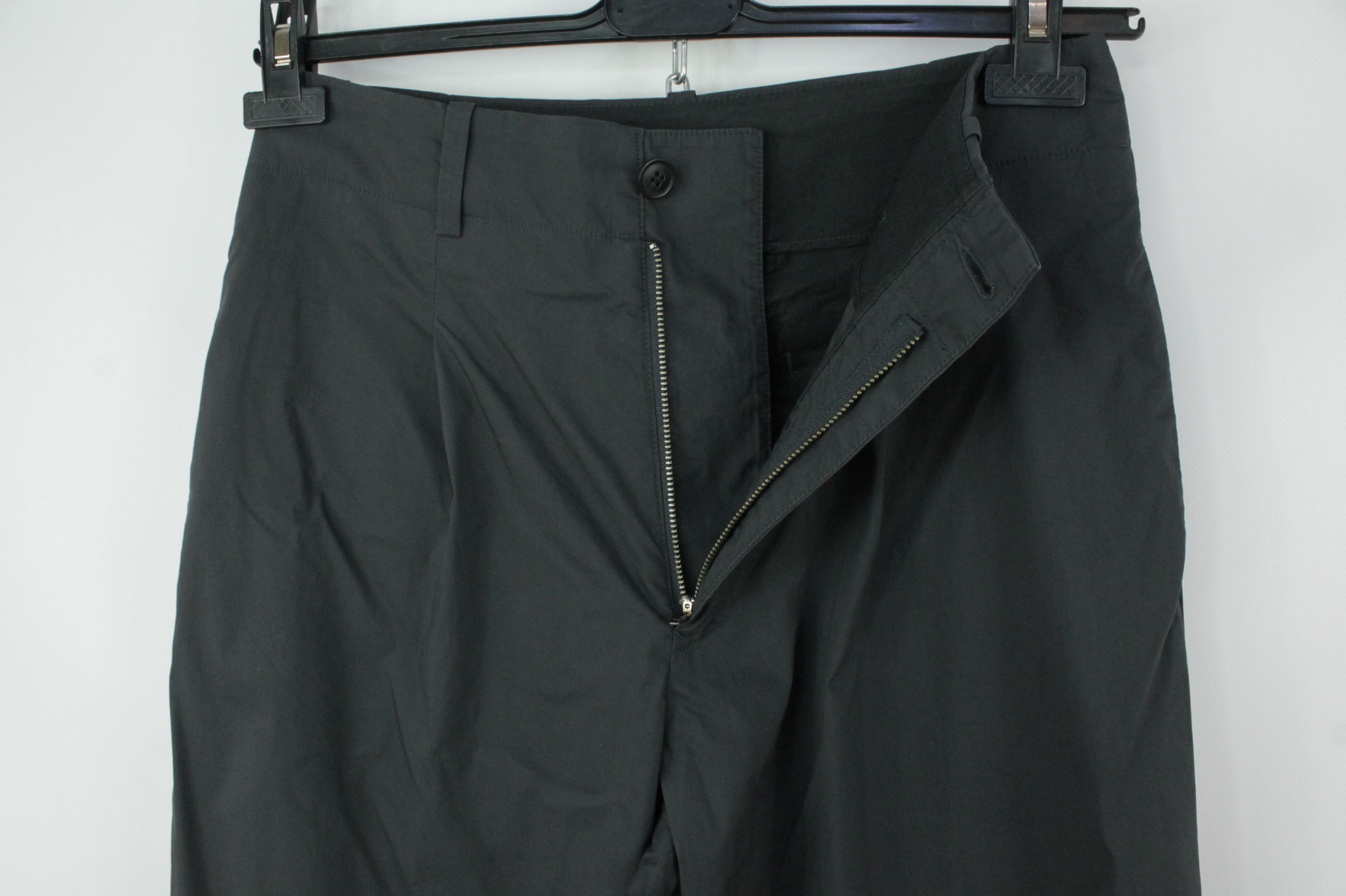 Jil Sander × Uniqlo Uniqlo x Jil Sander Gray Cotton Nylon Wide Trousers Women's Size 26" / US 2 / IT 38 - 3 Thumbnail
