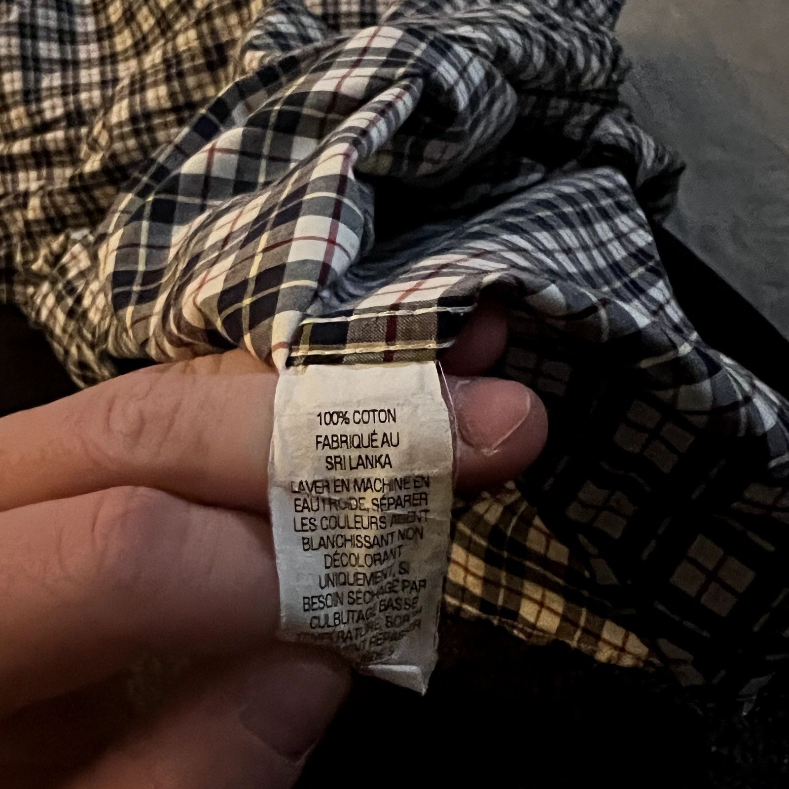 L.L. Bean L.L. Bean Men's Plaid Wrinkle-Resistant Button-Down Size Lg Size US L / EU 52-54 / 3 - 5 Thumbnail