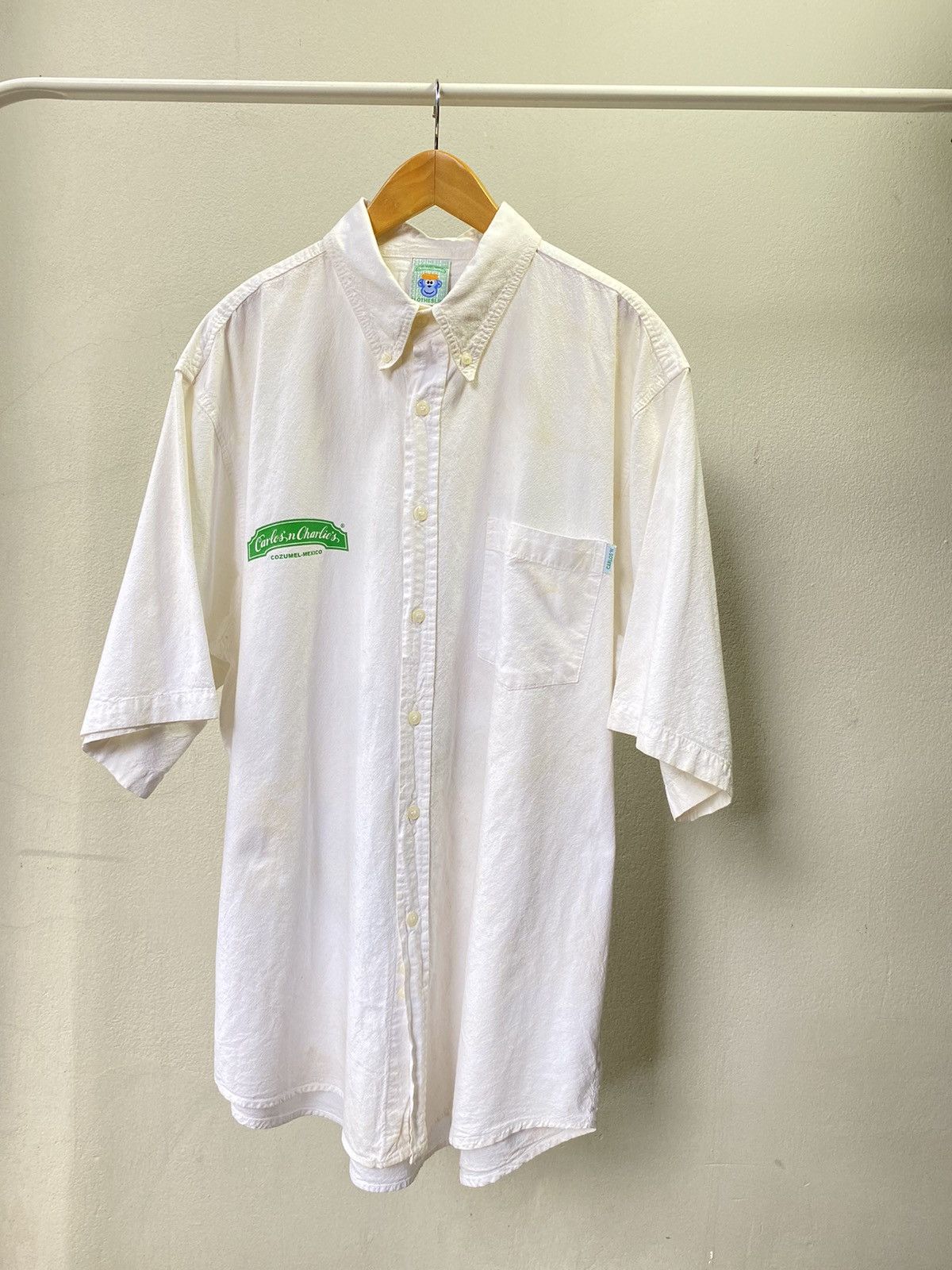 Designer CARLOS'N CHARLIE'S Lizard White Shirt Size US L / EU 52-54 / 3 - 2 Thumbnail