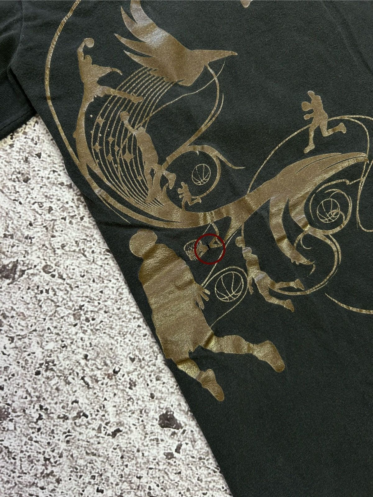 Jordan Brand × Nike × Vintage Vintage 90’s Nike Jordan 23 Logo Retro Rare T-Shirt Y2K Hype Size US M / EU 48-50 / 2 - 12 Thumbnail
