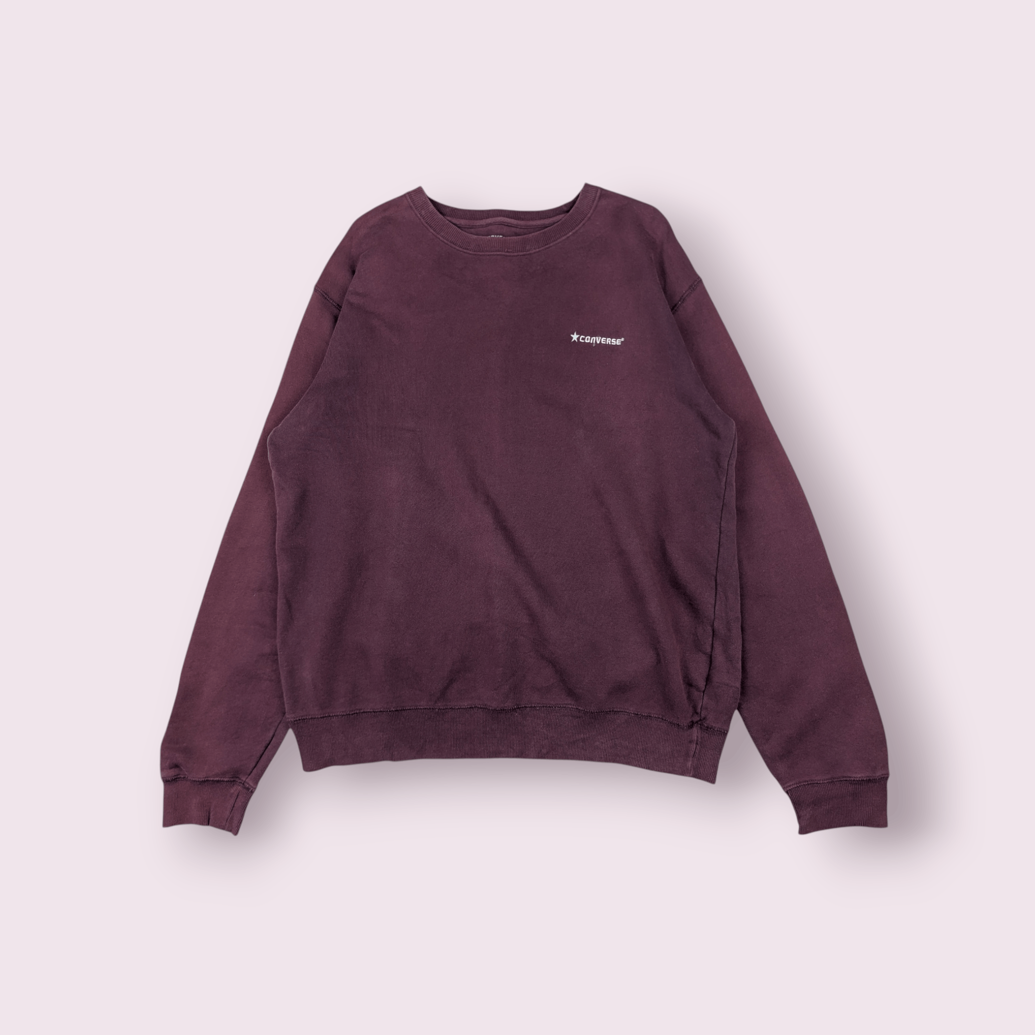 Converse Vintage 2000's CONVERSE Plain Jumper Sweatshirt Size US XL / EU 56 / 4 - 2 Thumbnail