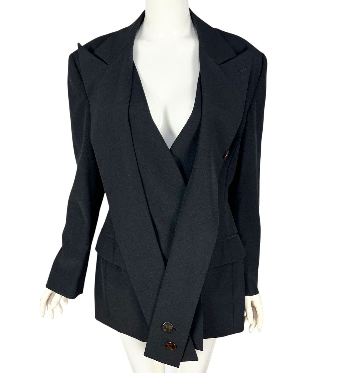 Jean Paul Gaultier JPG Jean Paul Gaultier Femme Drape Blazer Jacket Size M / US 6-8 / IT 42-44 - 2 Thumbnail
