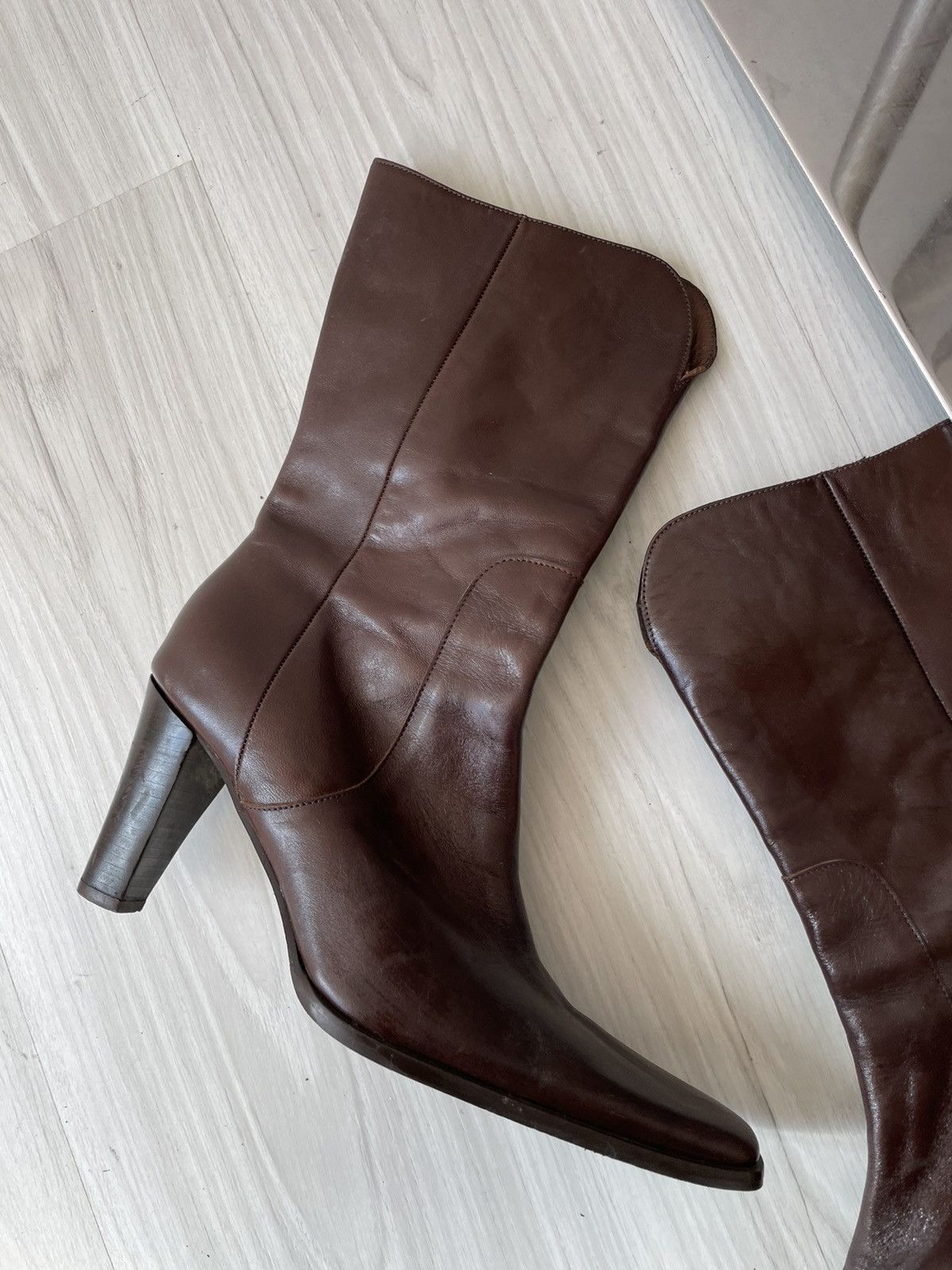 Vintage y2k leather boots Size US 6.5 / IT 36.5 - 8 Thumbnail