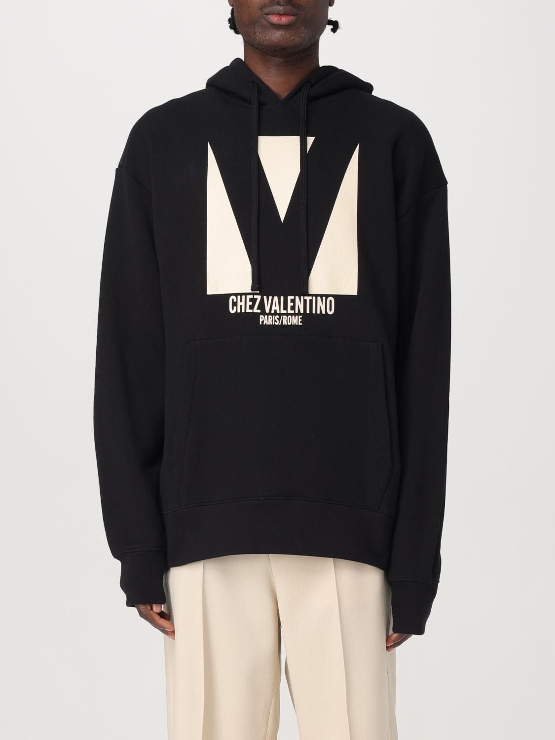 Valentino Valentino Sweatshirt Men Black Size US S / EU 44-46 / 1 - 1 Thumbnail