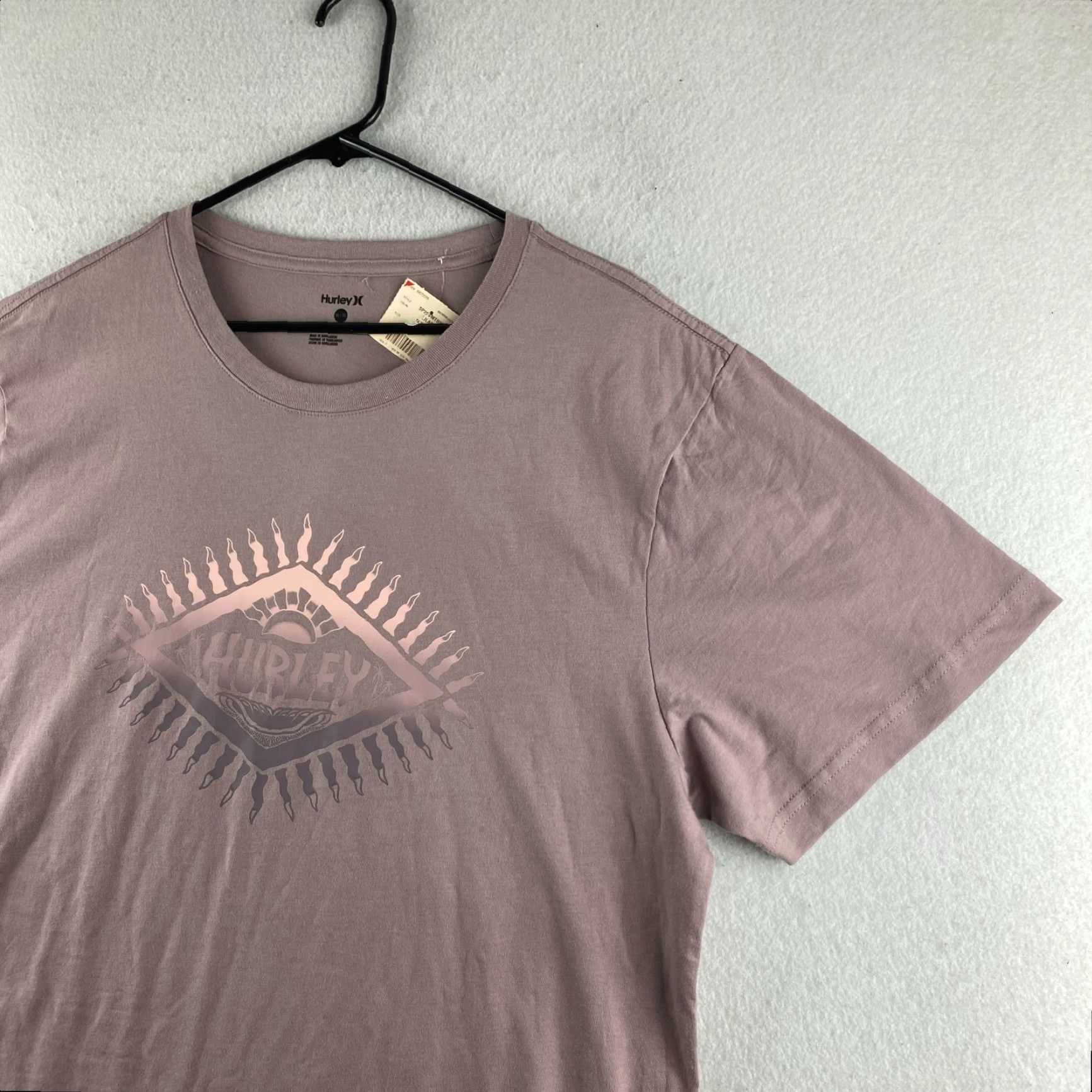 Hurley Hurley Shirt Mens XL Purple Pullover Short Sleeve Round Neck Graphic Tee NWT Size US XL / EU 56 / 4 - 7 Thumbnail