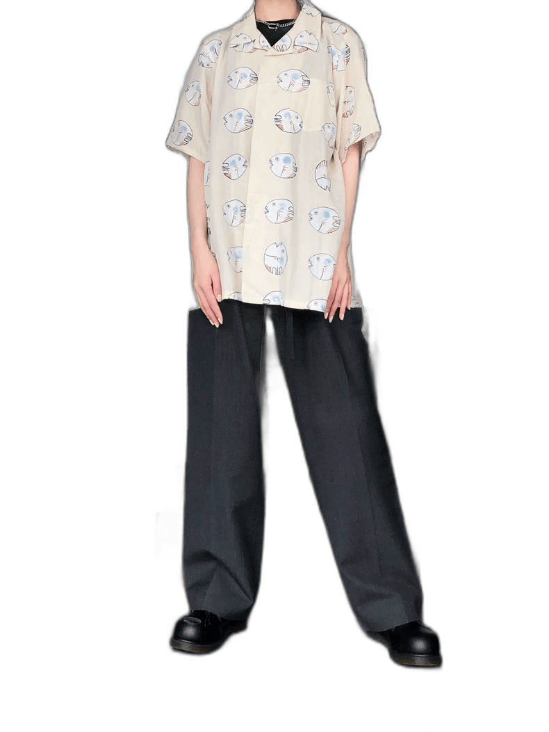 Visvim visvim free edge short sleeve fishy shirt Size US M / EU 48-50 / 2 - 1 Thumbnail