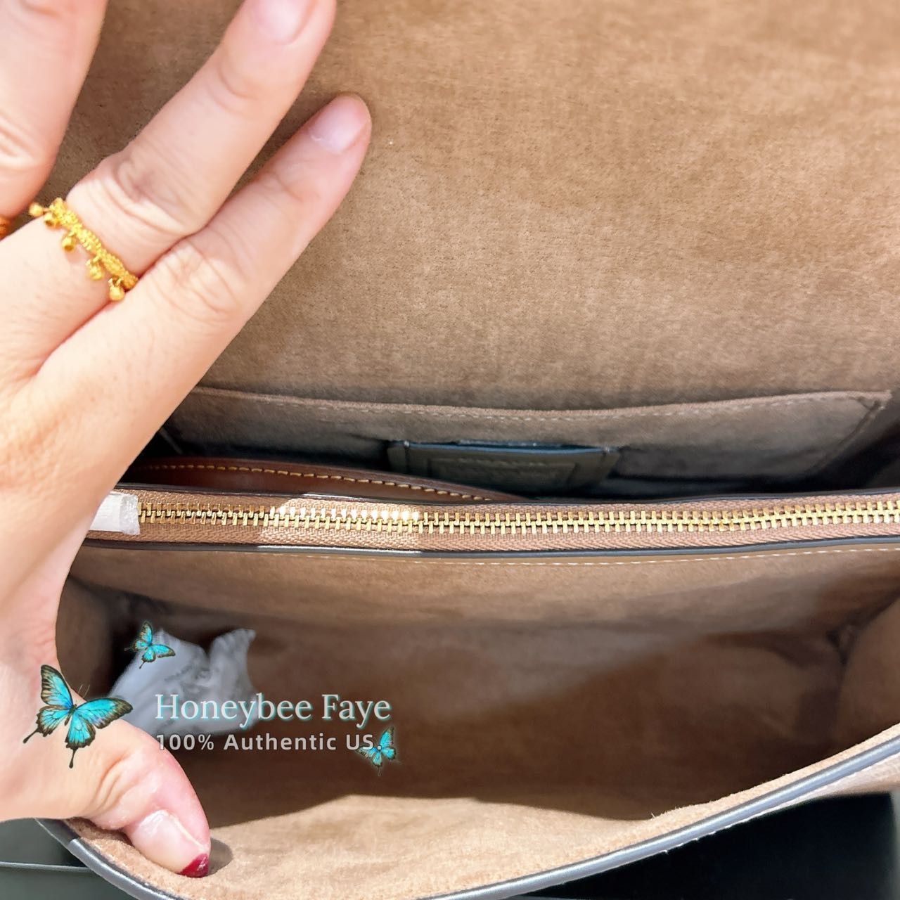 Coach Eliza Top Handle Bag In Signature Canvas CW012 Size ONE SIZE - 5 Thumbnail