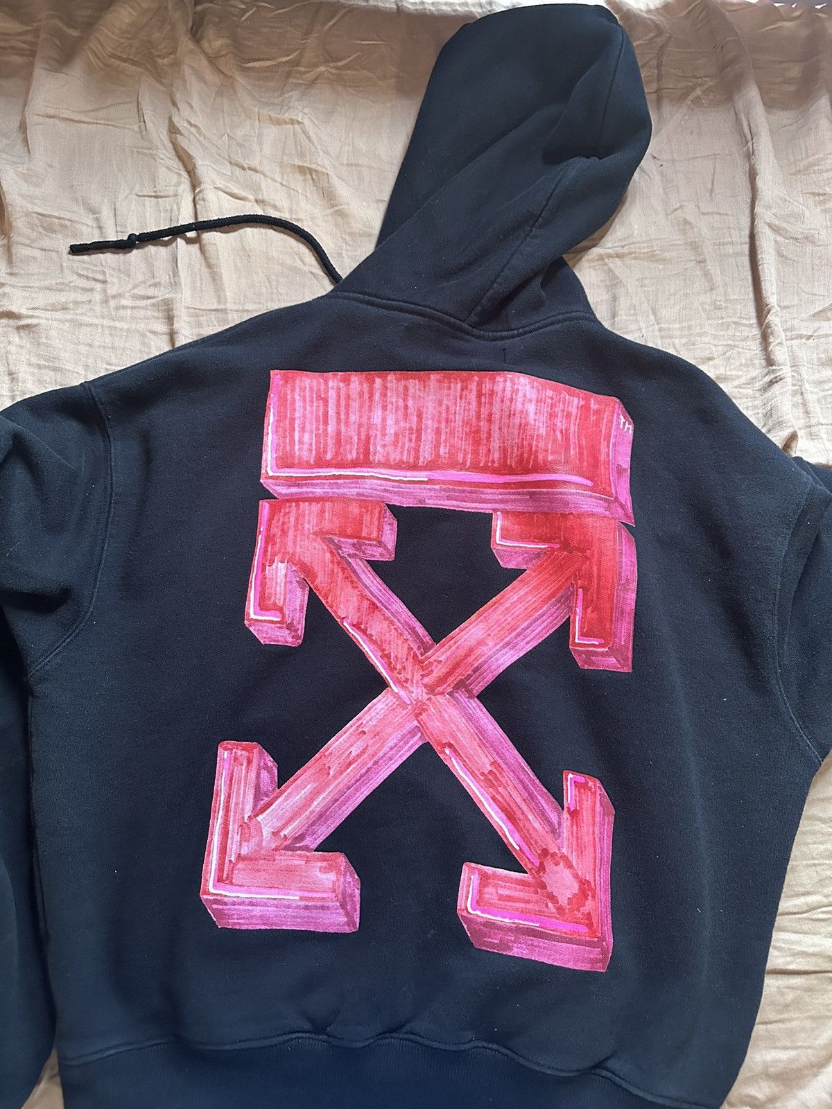 Off-White OFF-WHITE Marker Arrows Hoodie F/W20 – Black Size US XS / EU 42 / 0 - 10 Thumbnail