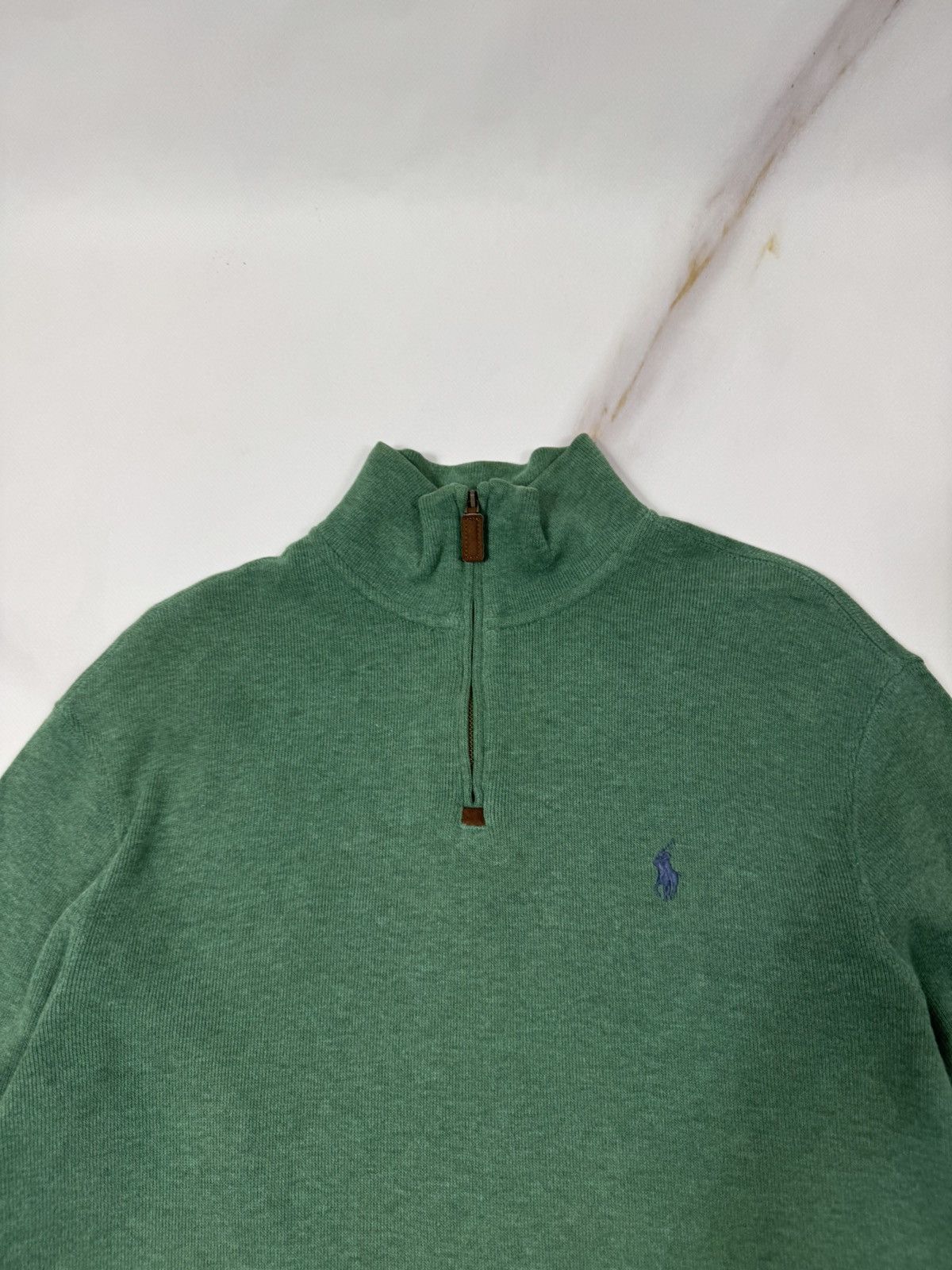 Polo Ralph Lauren Vintage Polo Ralph Lauren Quarter Zip Sweater Size US S / EU 44-46 / 1 - 3 Thumbnail