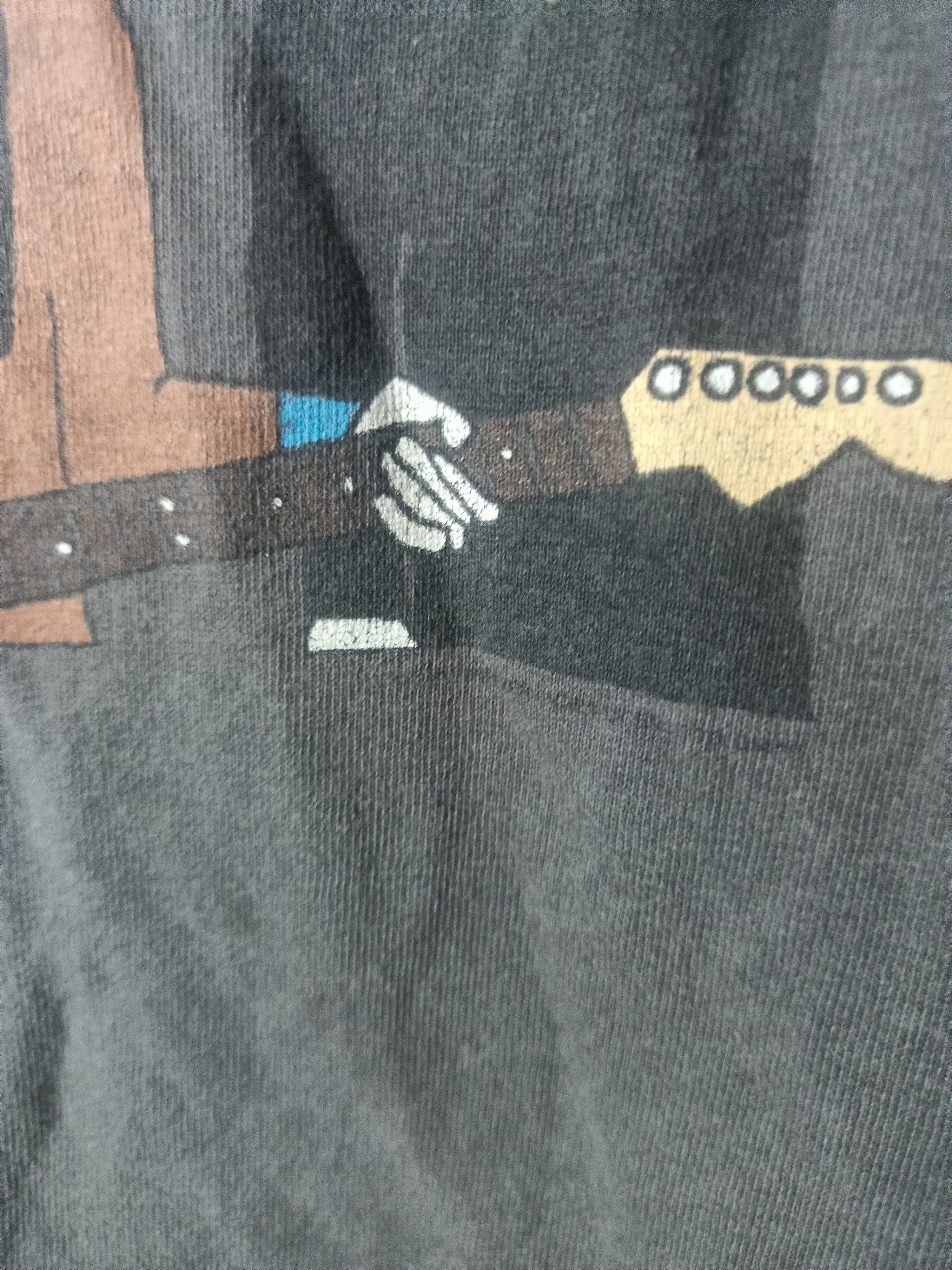 Band Tees Vintage Y2K Weezer Cartoon T-Shirt | Giant Tag Size US XL / EU 56 / 4 - 4 Thumbnail
