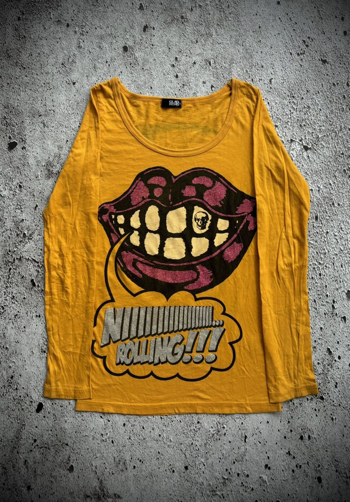 Hysteric Glamour Y2k Glad News Skull Longsleeve Size M / US 6-8 / IT 42-44 - 1 Thumbnail