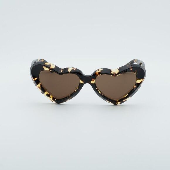 Bottega Veneta Bottega Veneta BV1432S 002 Sunglasses Havana Geometric Frame Size ONE SIZE - 2 Thumbnail