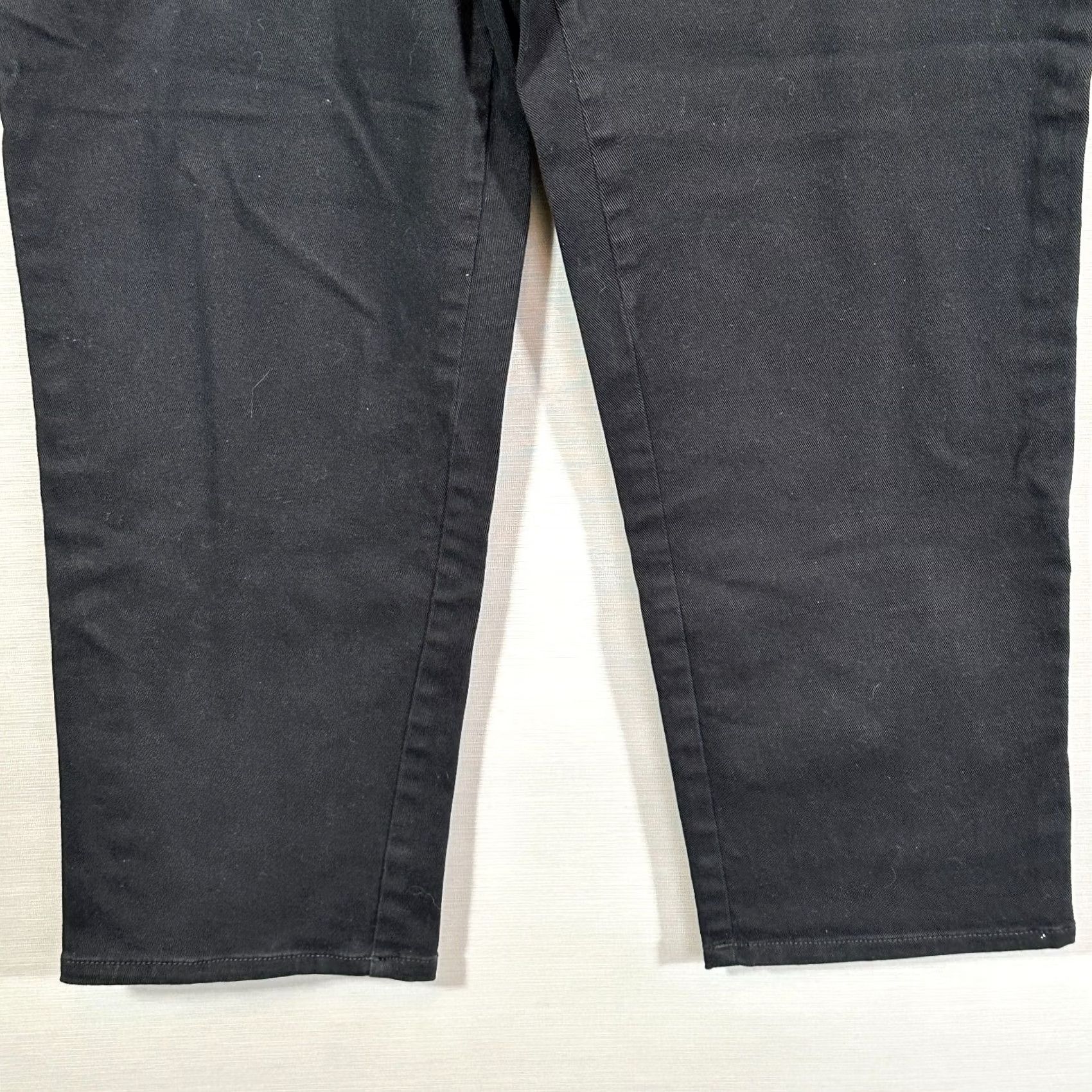 Gloria Vanderbilt Gloria Vanderbilt Jeans Womens 16W Short Amanda Black Cotton Stretch Pockets Denim Straight 5-Pocket Zipper Vintage No Size 38" / US 16 / IT 52 - 3 Thumbnail