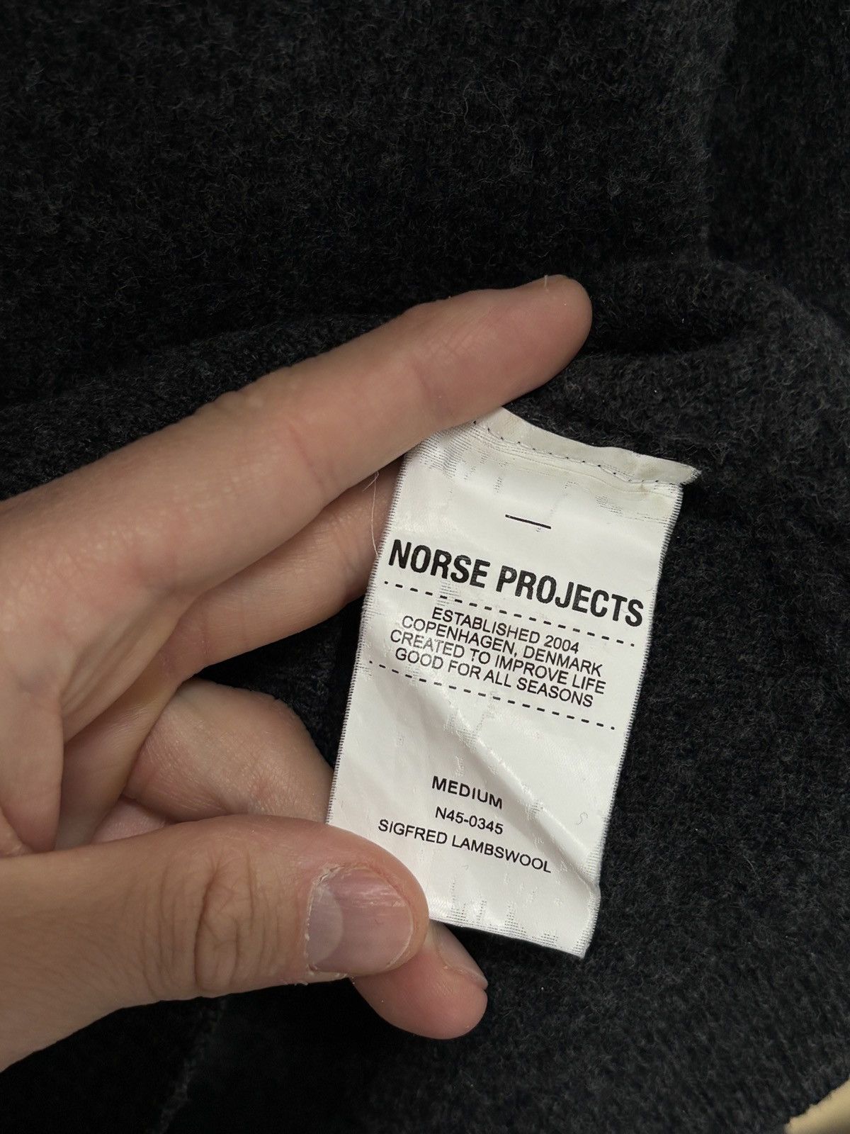 Norse Projects Norse Projects sigfred lambswool sweater Size US M / EU 48-50 / 2 - 8 Thumbnail