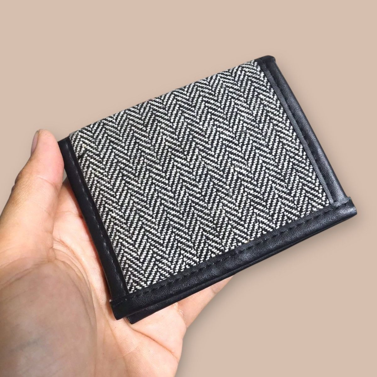 Neighborhood Neighborhood Logo Tweed Card Holder Wallet Size ONE SIZE - 3 Thumbnail
