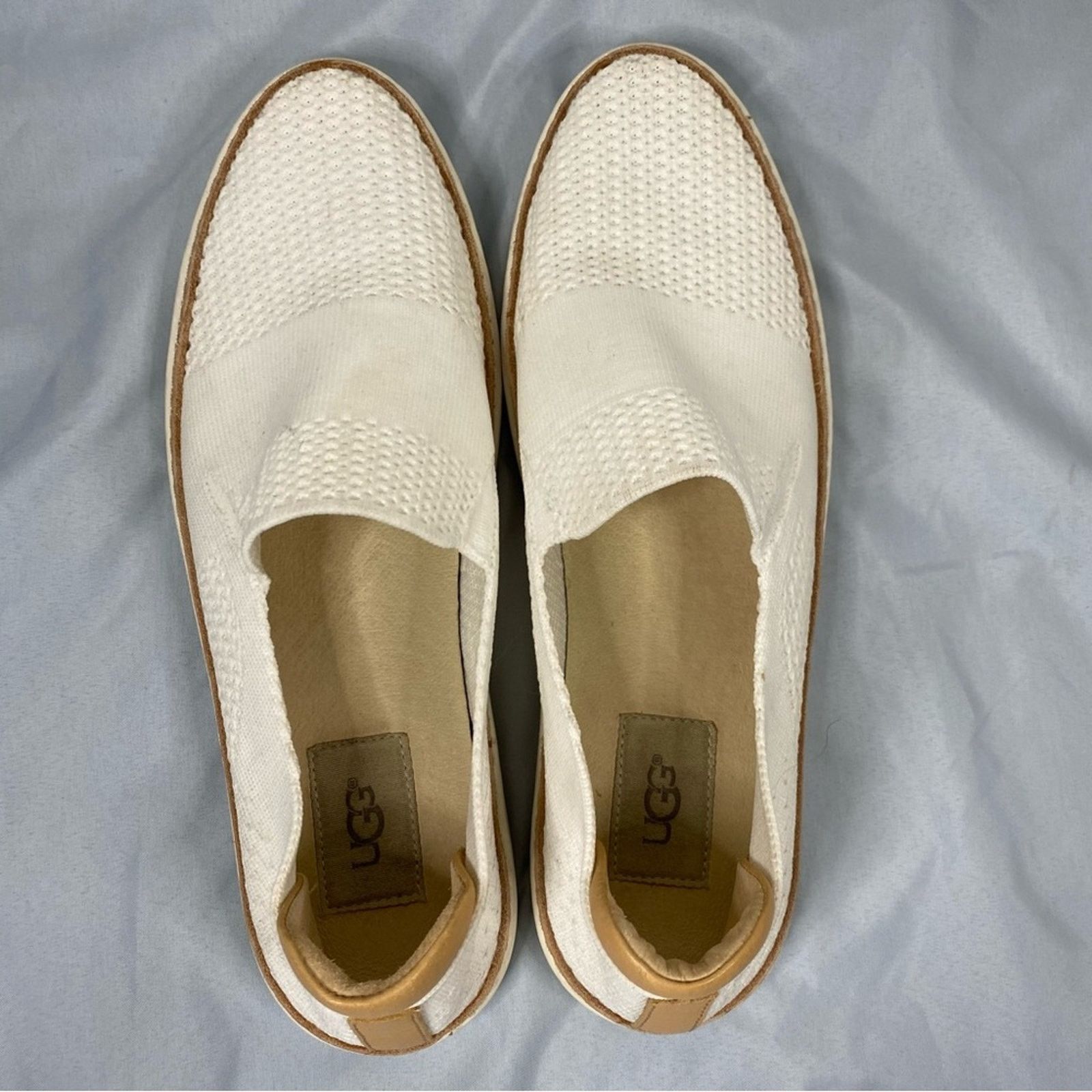 Ugg Ugg Australia Sammy Chevron Sneaker White Slip On Size 7.5 Size US 7.5 / IT 37.5 - 6 Thumbnail