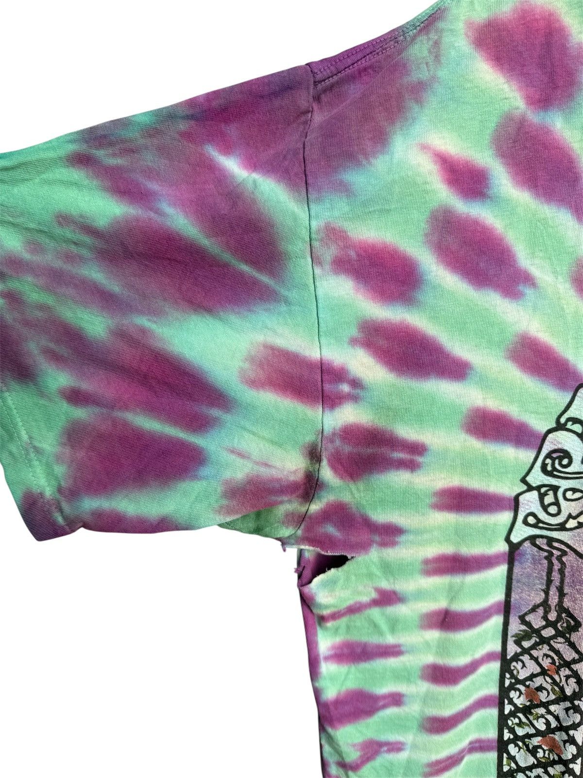Band Tees Vintage Trashed GRATEFUL DEAD thirty years Tye Dye Tee Size US XL / EU 56 / 4 - 6 Thumbnail