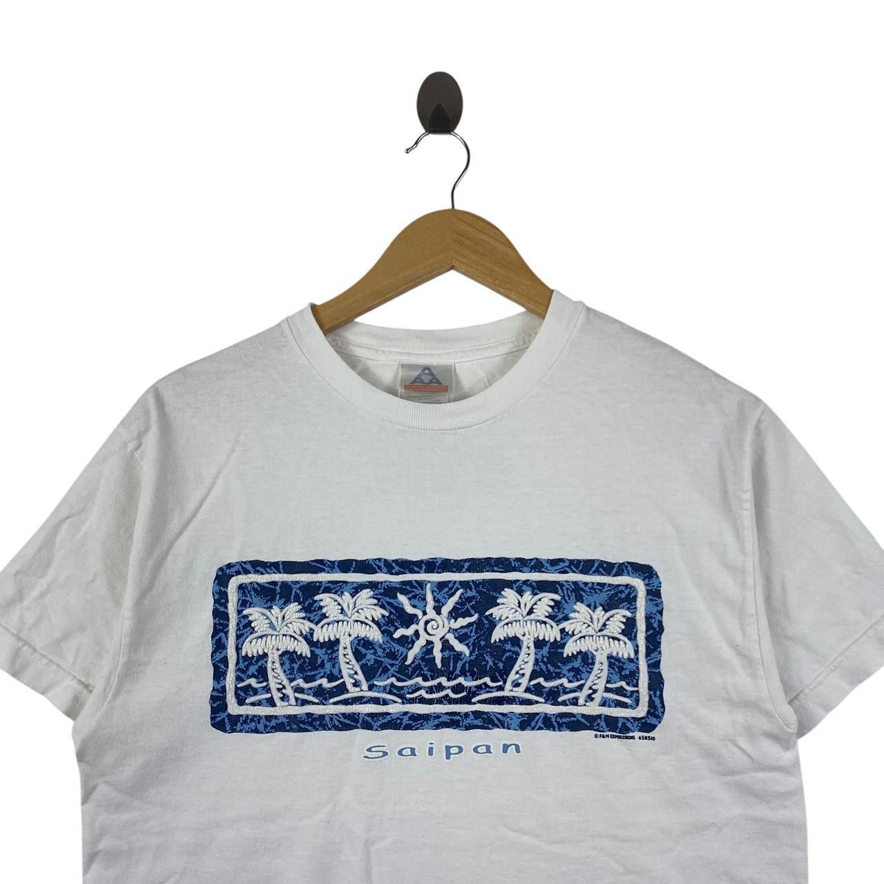 Vintage Vintage SAIPAN HAWAII ISLANDS Tee Shirt Top Beach Vacation Size US S / EU 44-46 / 1 - 2 Thumbnail