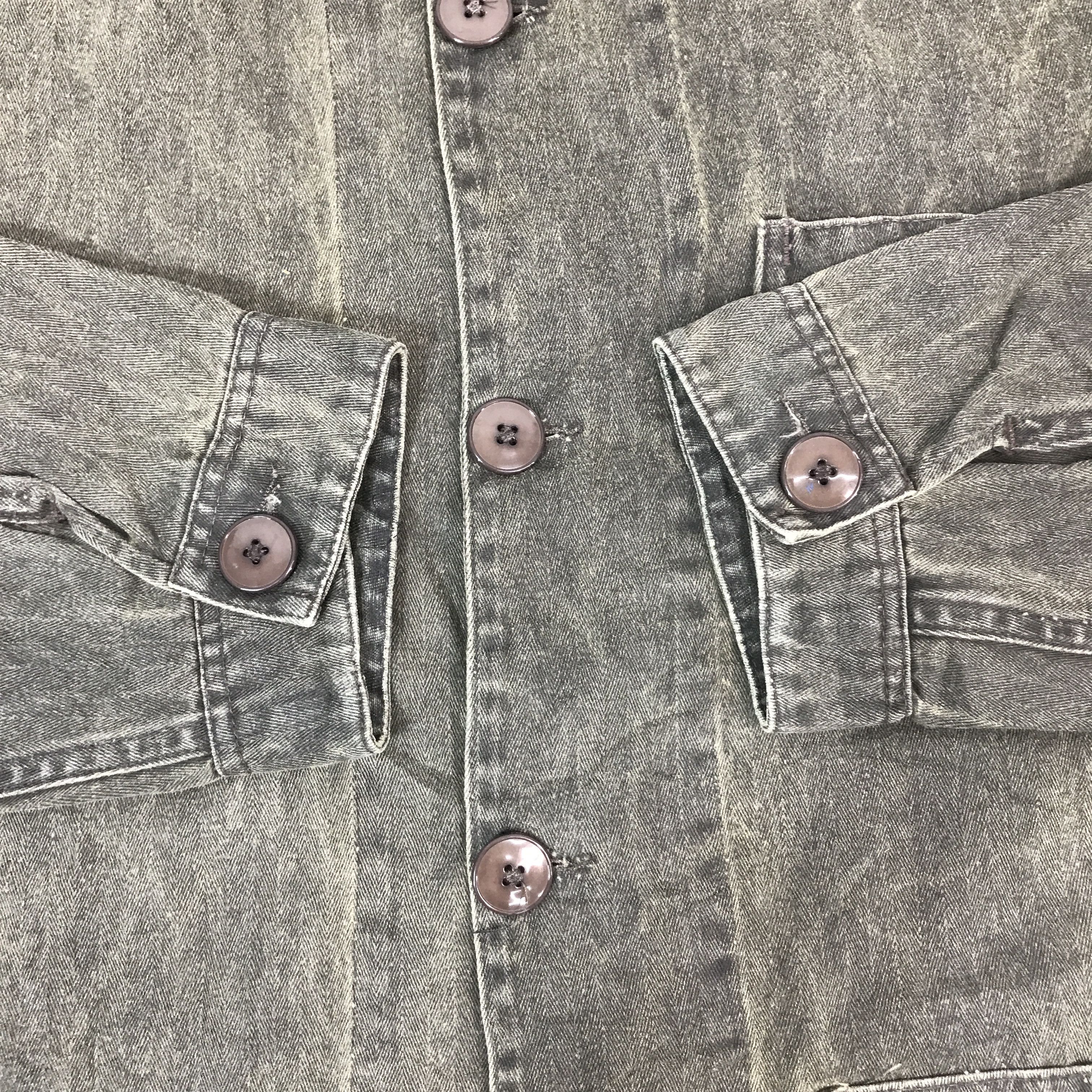 Danton DANTON BUTTON BLACK FADED JACKET Size US L / EU 52-54 / 3 - 7 Thumbnail