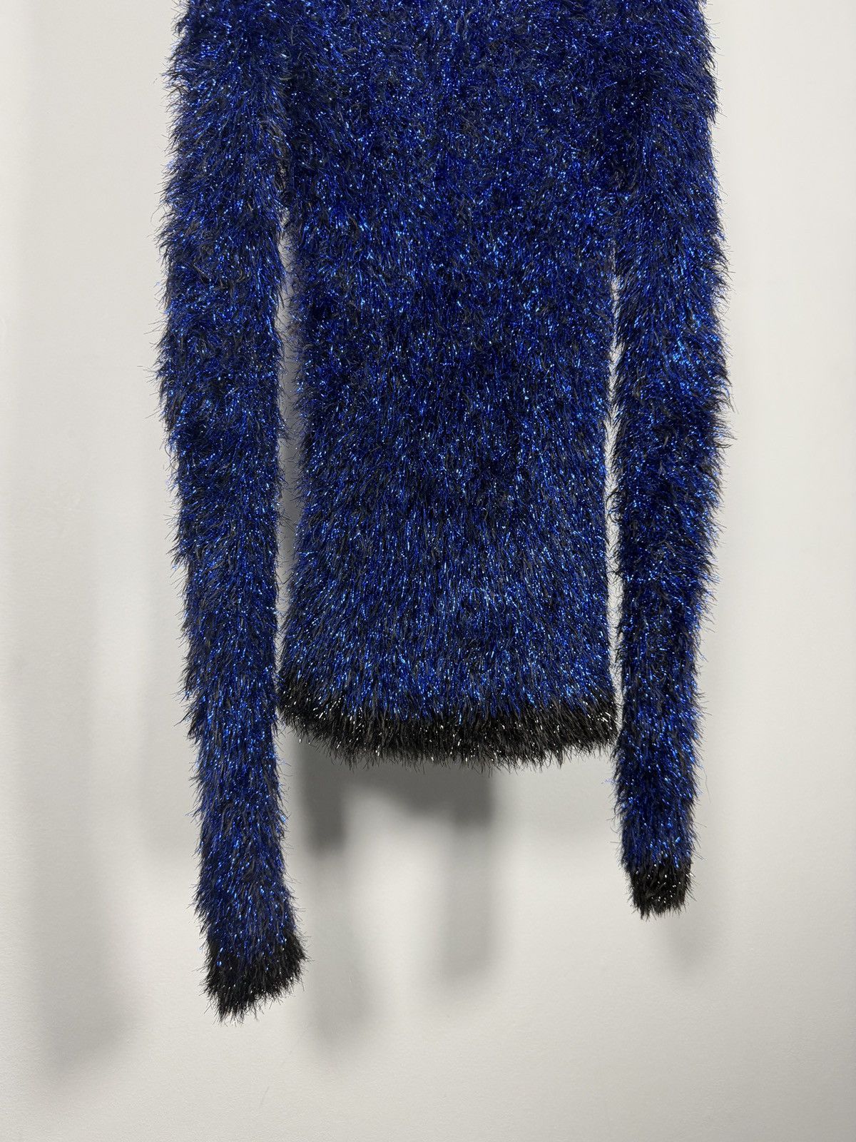 Balmain Balmain 2010’s Oversized Fuzzy Mohair Knit Sweater Size L / US 10 / IT 46 - 7 Thumbnail
