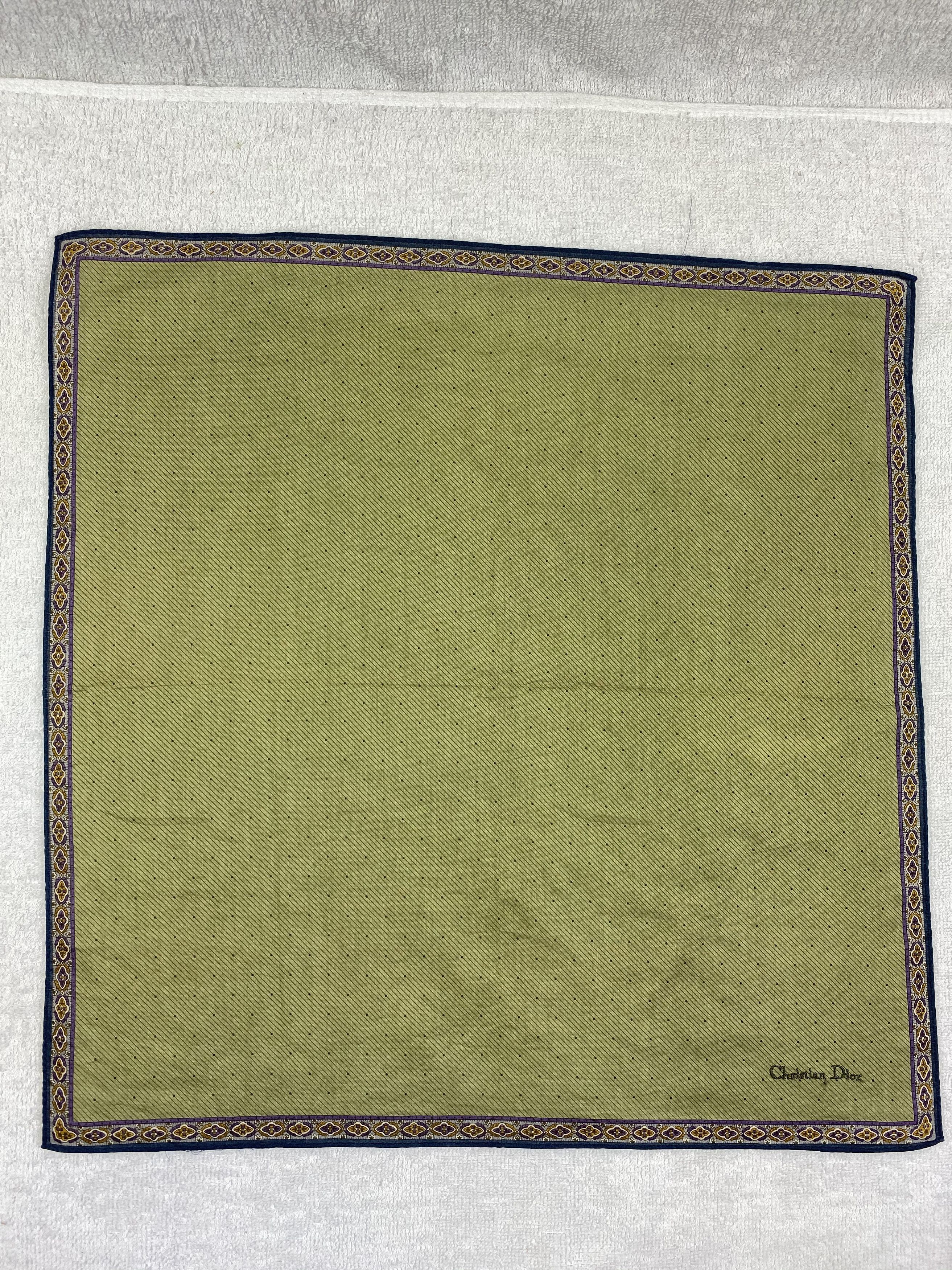 Vintage Christian Dior Handkerchief / Bandana / Neckerchief Size ONE SIZE - 3 Thumbnail