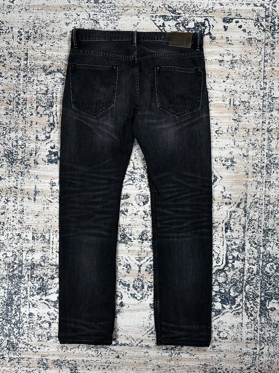 Allsaints Allsaints Dark Denim Iggy Fit Black Jeans Pants Faded Size US 34 / EU 50 - 8 Thumbnail