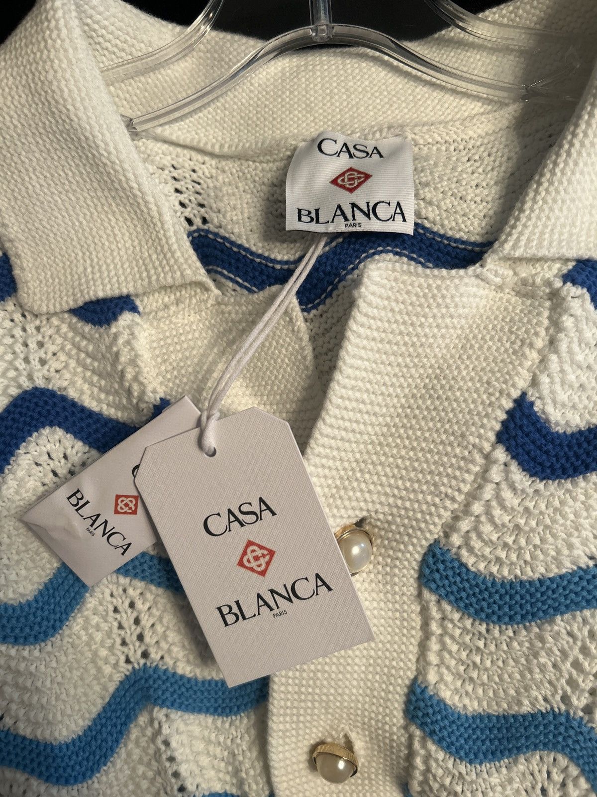 Casablanca Casablanca Wave Knitted Shirt Size US M / EU 48-50 / 2 - 2 Thumbnail