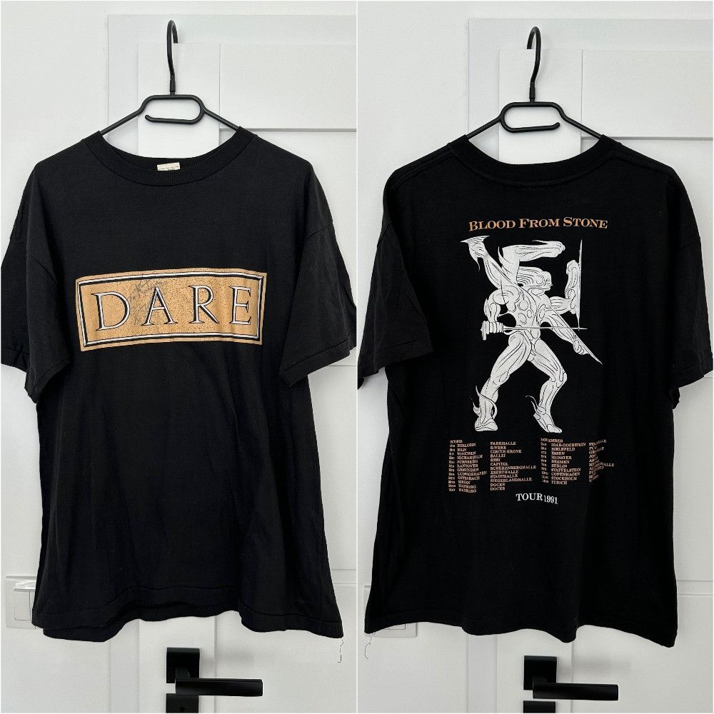 Band Tees 1991 Dare Blood From Stone tour t shirt SIGNED single stitch Size US L / EU 52-54 / 3 - 1 Thumbnail