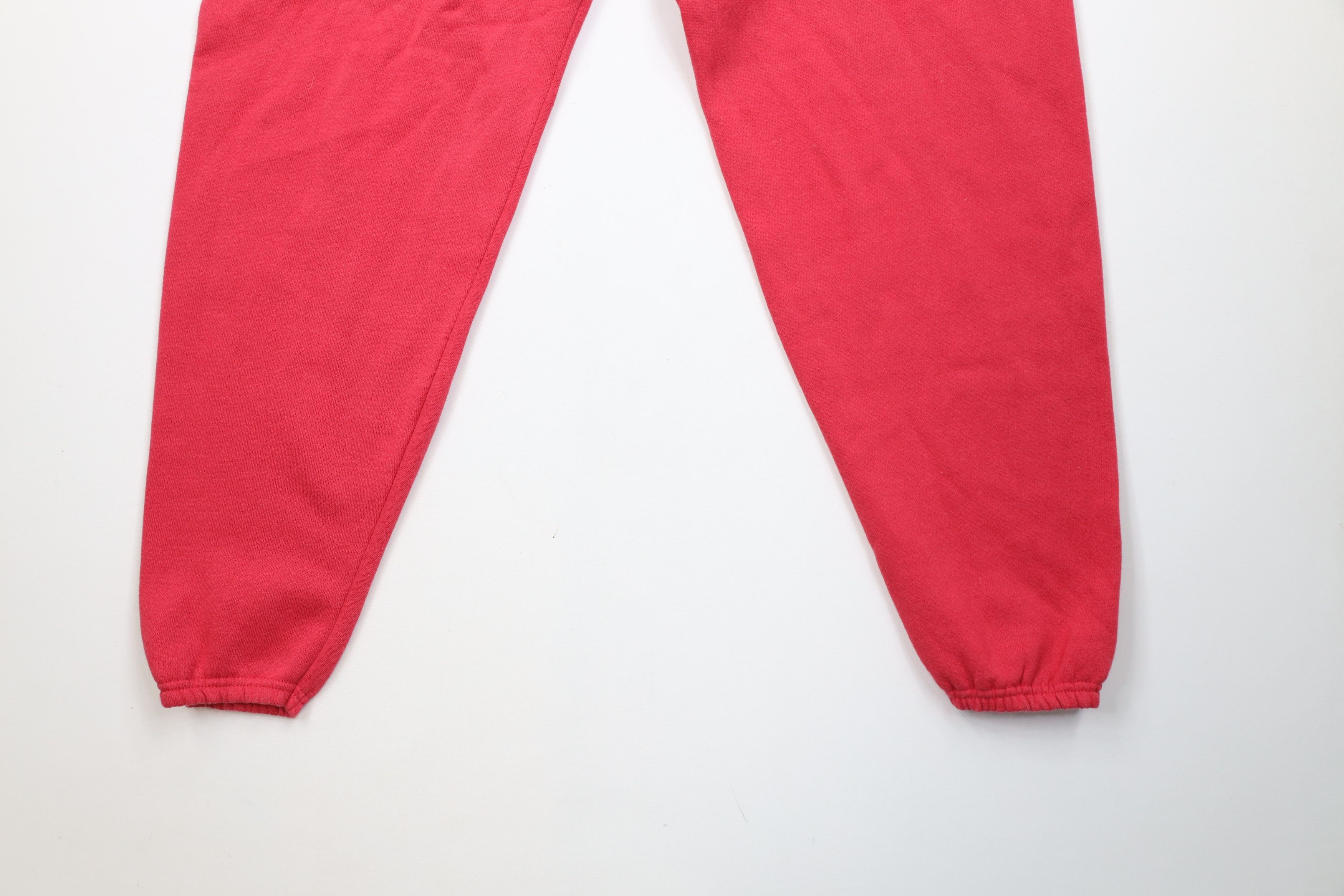 Vintage Vintage 90s Streetwear Heavyweight Sweatpants Joggers Pink Size 32" / US 10 / IT 46 - 4 Thumbnail