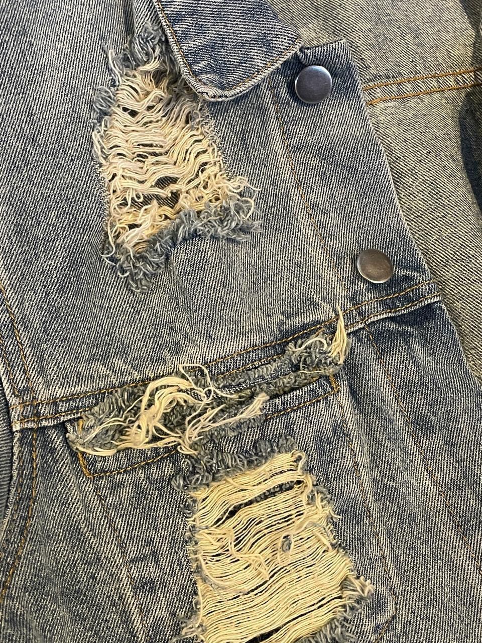 424 424 distressed denim jacket Size US L / EU 52-54 / 3 - 11 Thumbnail