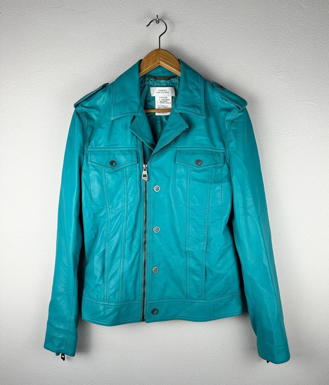 Versace Versace jacket lamb skin Size XL / US 12-14 / IT 48-50 - 1 Thumbnail