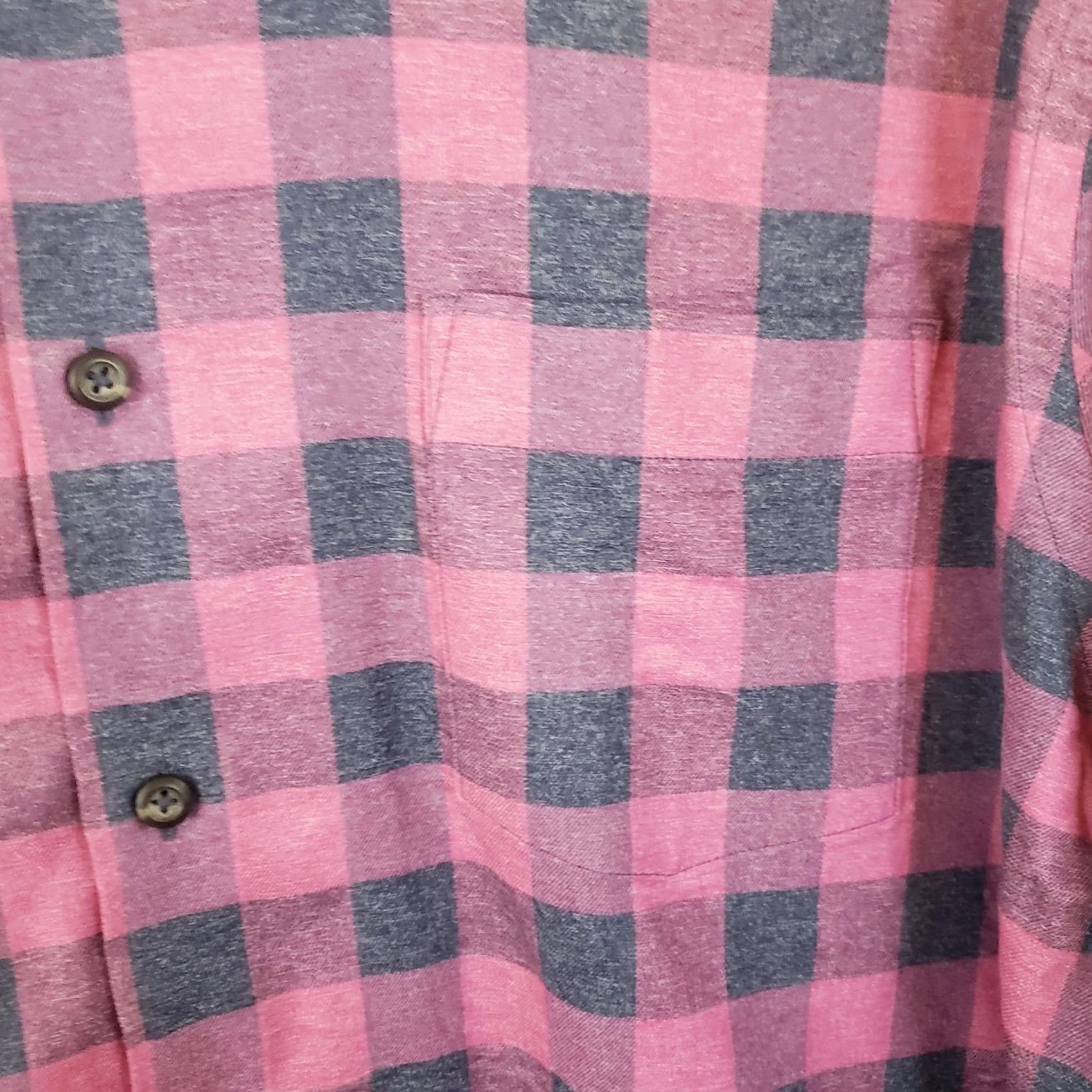 Peter Millar Peter Millar Men’s L Pink Plaid Button-Down Light Preppy Shirt Stretch Size US L / EU 52-54 / 3 - 3 Thumbnail