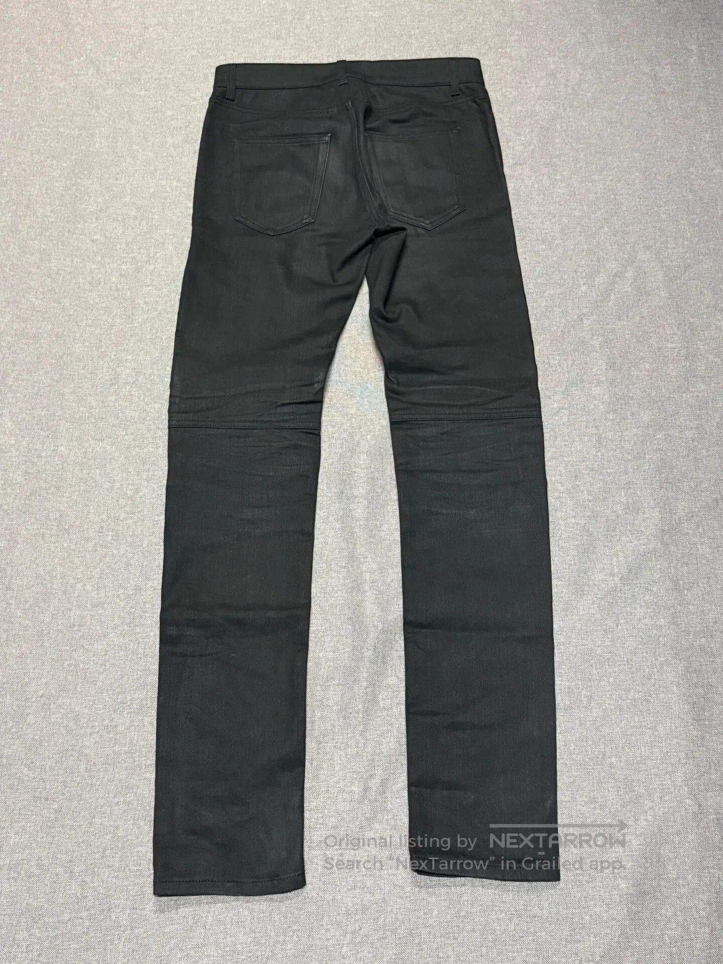 Saint Laurent Paris Saint Laurent SS16 Black Biker Skinny Jeans. Size US 30 / EU 46 - 2 Thumbnail