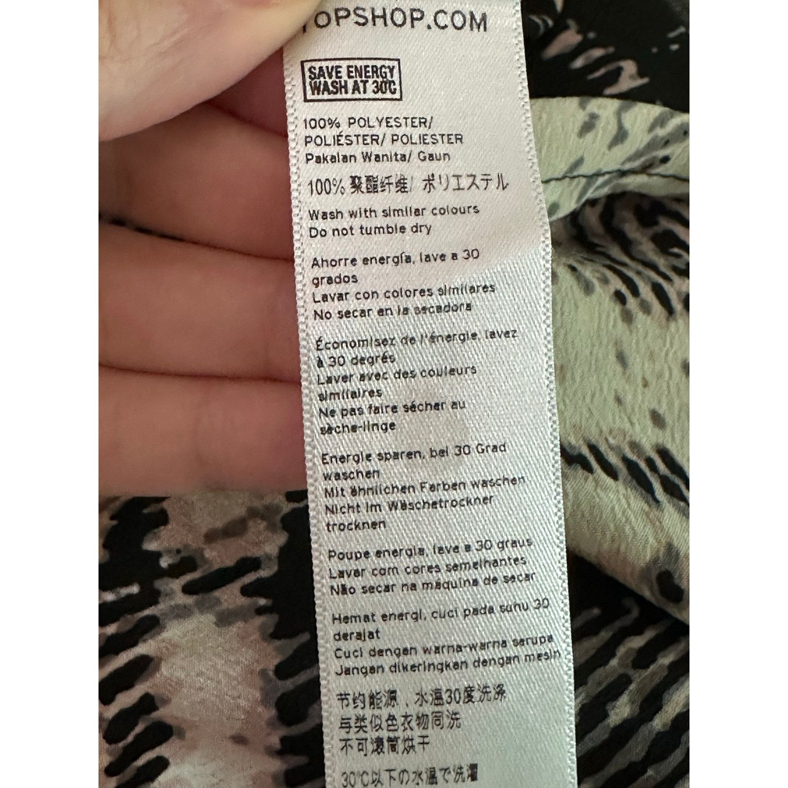 Topshop Topshop black plaid 3/4 sleeves buttoned blouse size 2P Size XS / US 0-2 / IT 36-38 - 4 Thumbnail