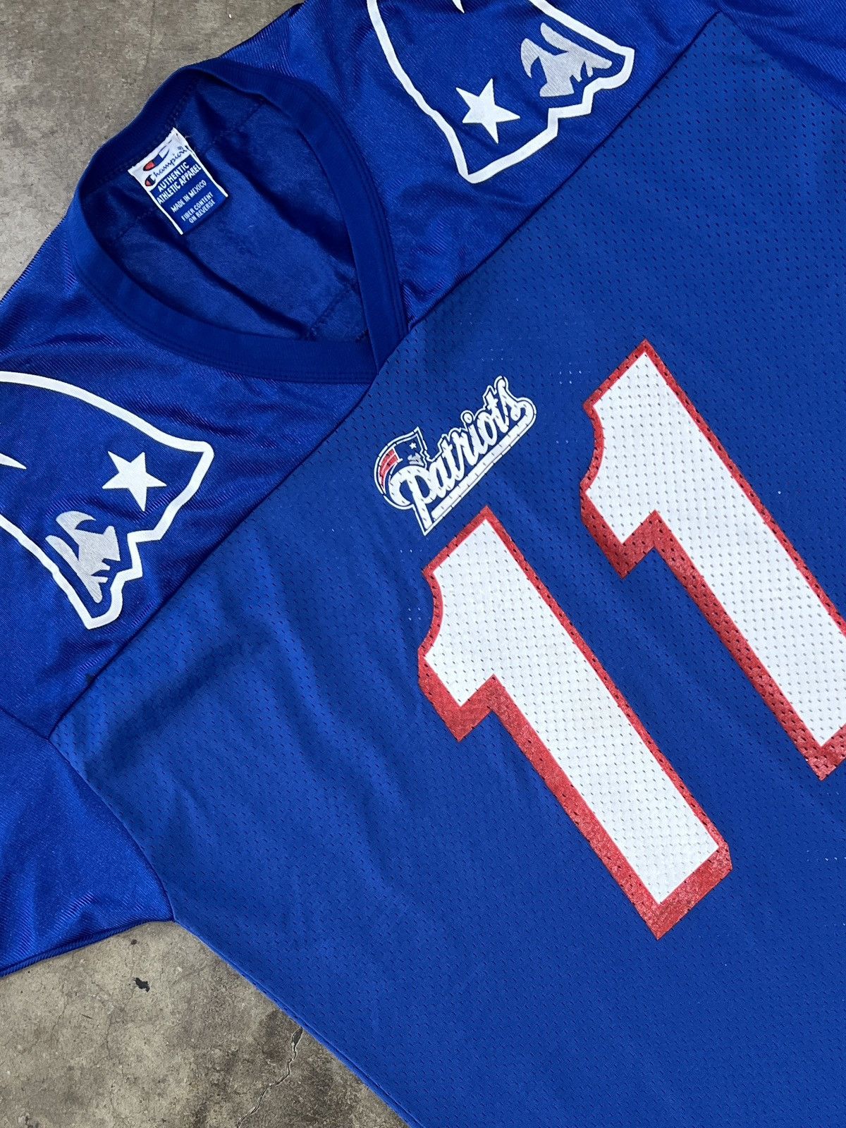 NFL Vintage NFL New England Patriots Drew Bledsoe Jersey XL Size US XL / EU 56 / 4 - 4 Thumbnail
