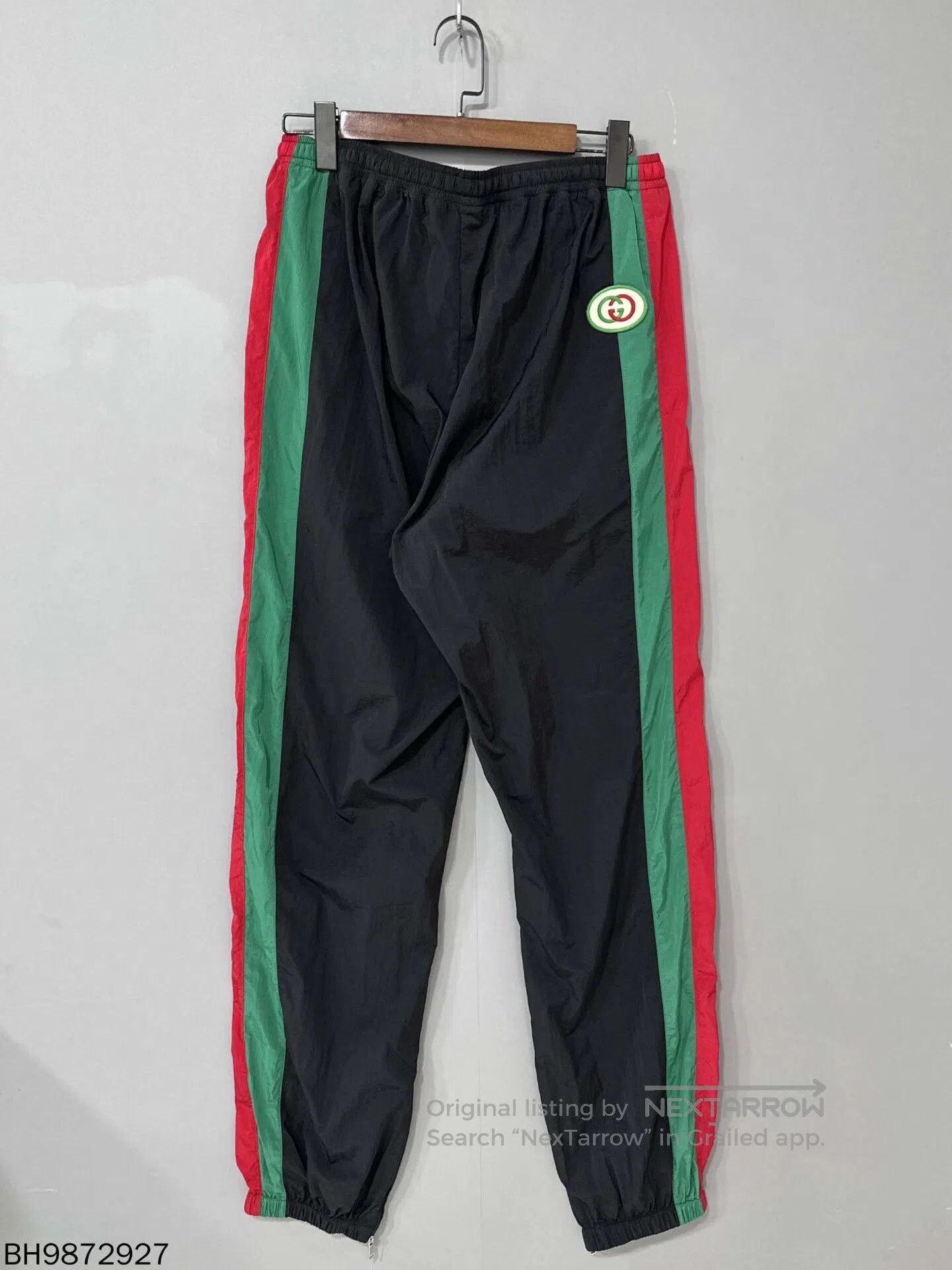 Gucci embroidered logo striped casual pants. Size US 30 / EU 46 - 2 Thumbnail