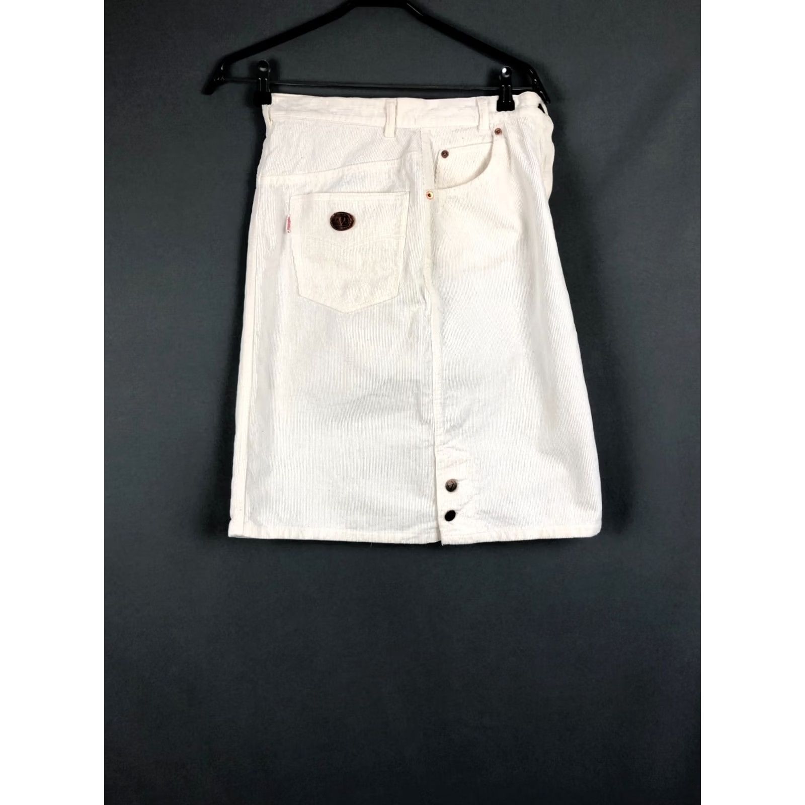 Valentino Valentino Skirt Womens 31 White Jeans Cotton Women Size Size 24" / US 00 / IT 34 - 2 Thumbnail