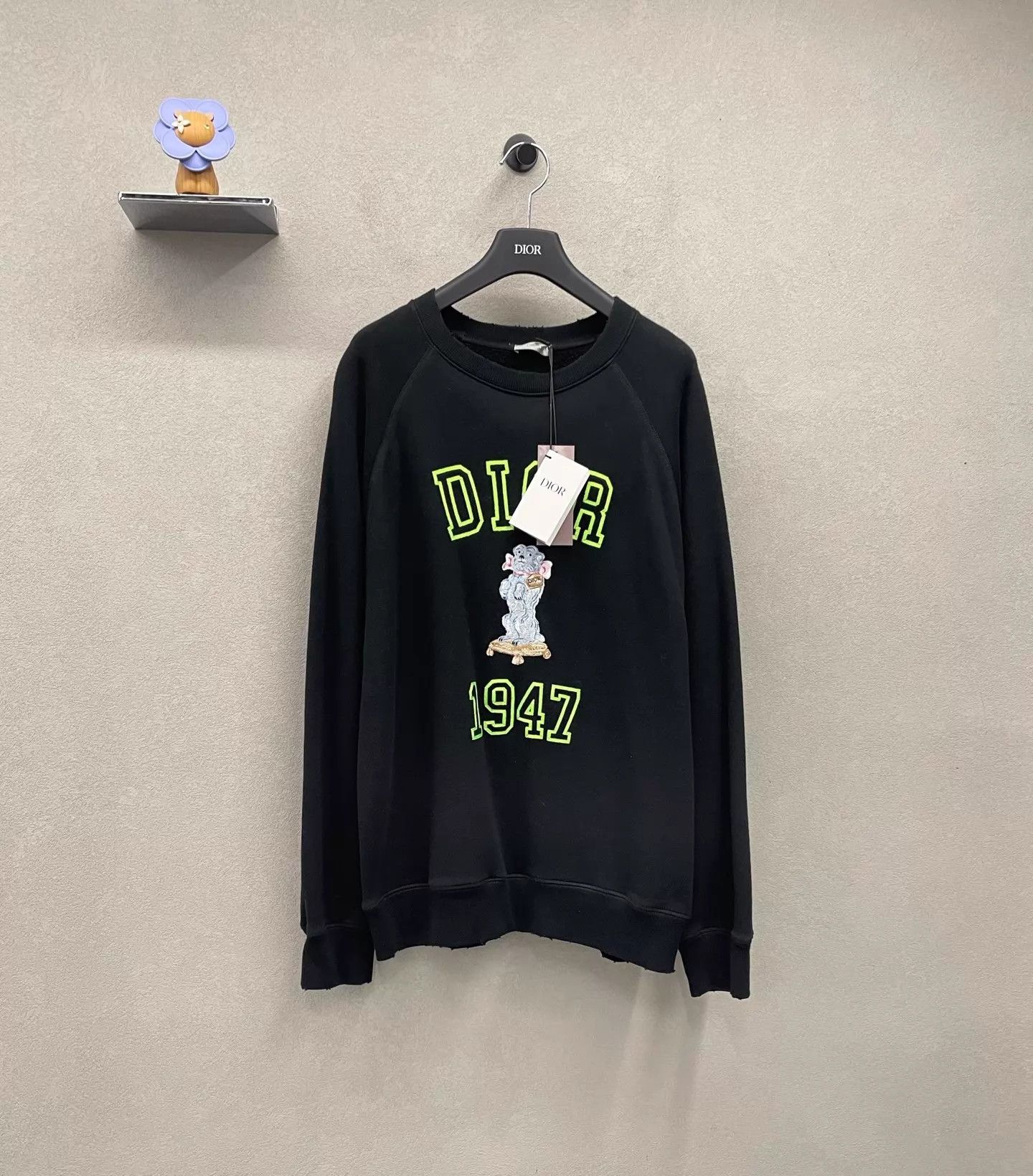 Dior Dior Black Green Bicolor L Cha Eun-woo Sweatshirt Size US L / EU 52-54 / 3 - 1 Thumbnail