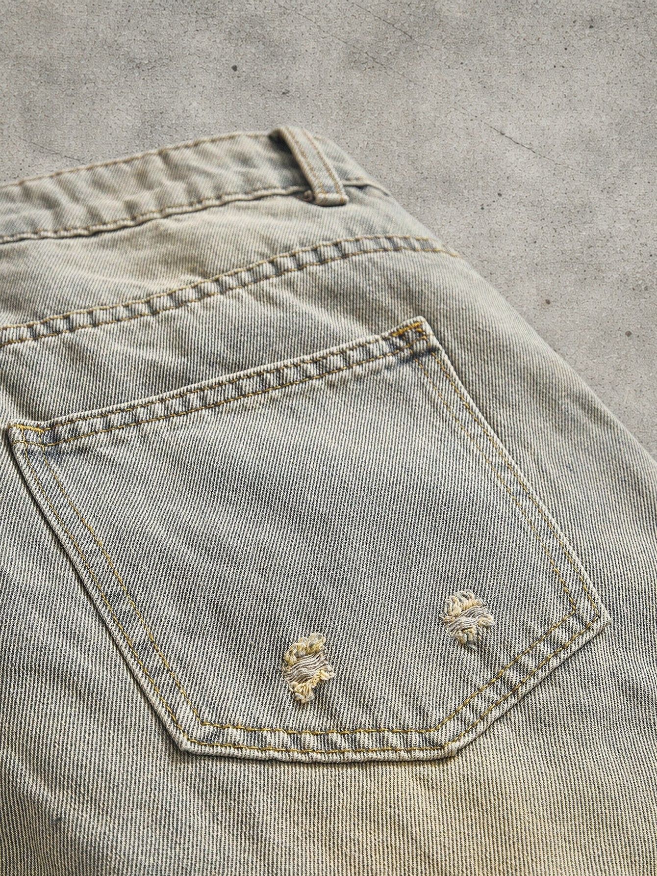 Vintage Washed denim shorts Size US 32 / EU 48 - 3 Thumbnail